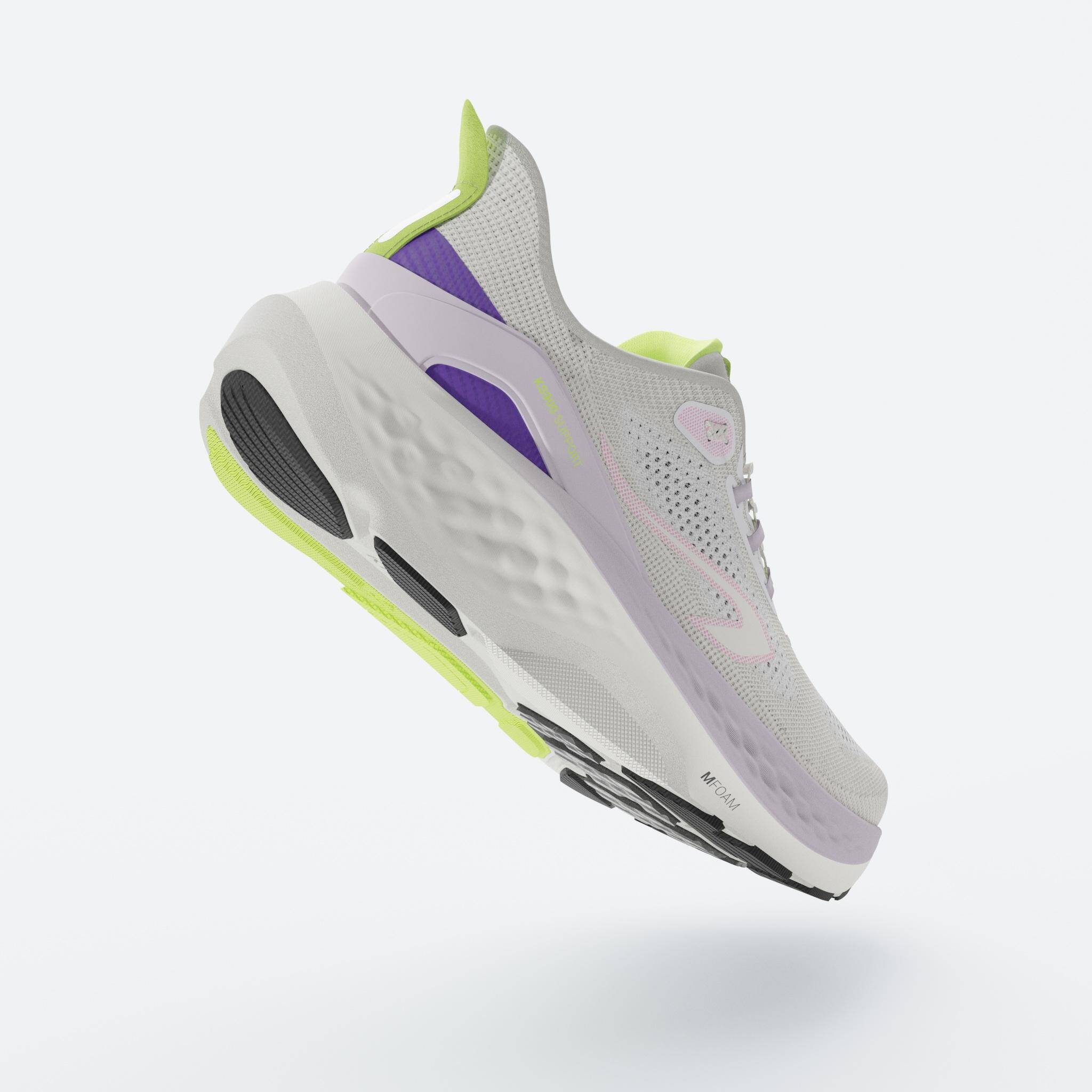 Women's Breathable Mesh Running Shoes KS900 Support - White -  5