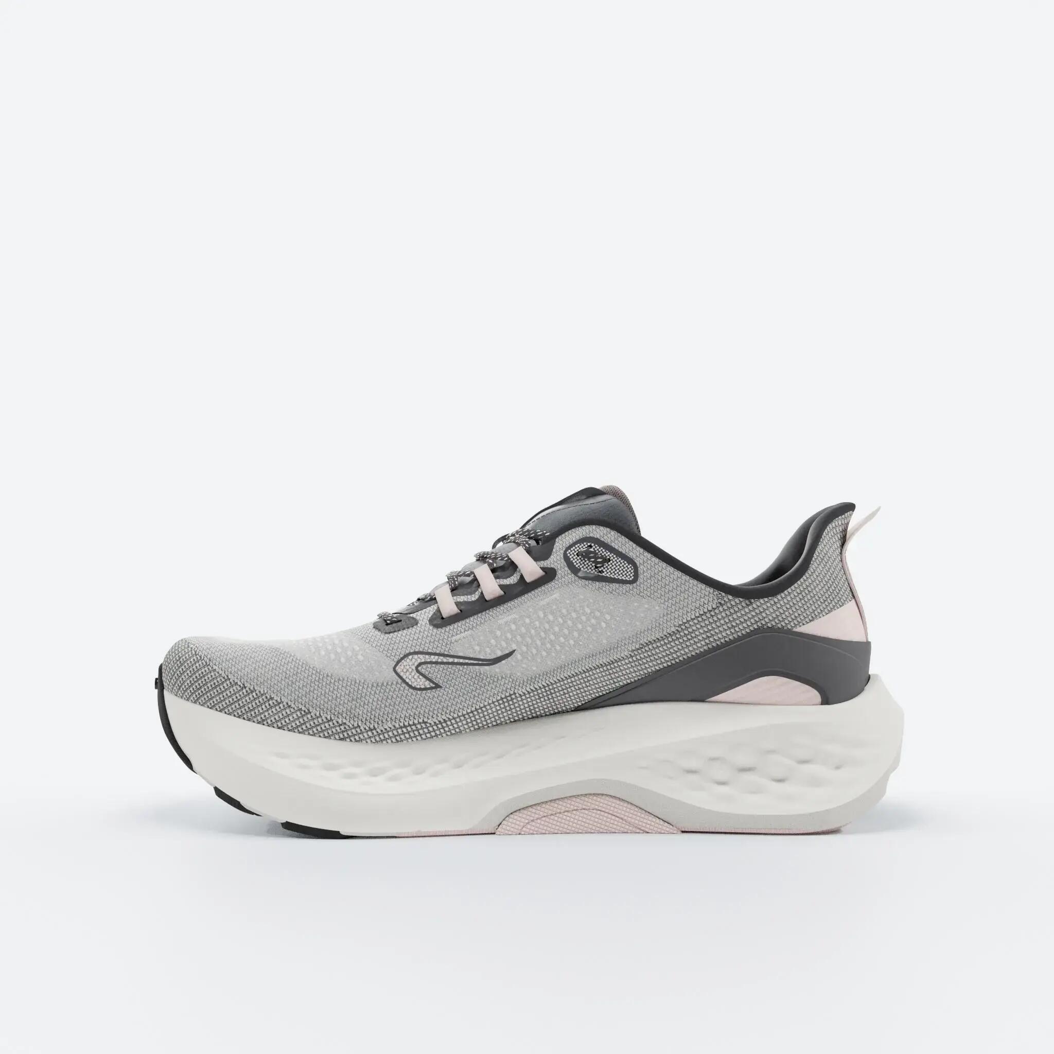Women's road running shoes - Kiprun KS900 Support Black & Pink -  5