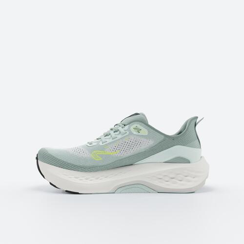 Women's Road Running Shoes - Kiprun KS900 Support - Green & Khaki