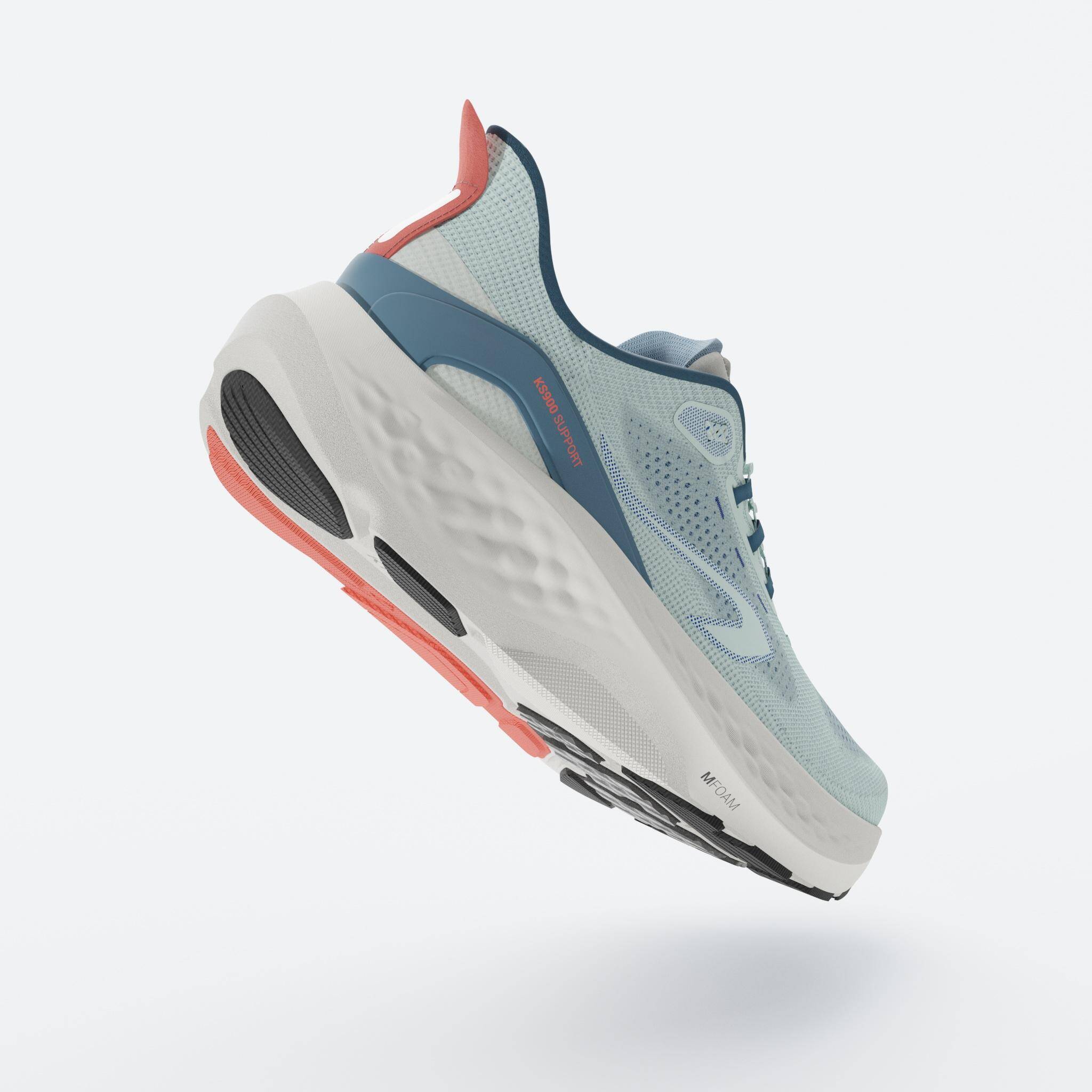 Men's Breathable Mesh Running shoes KS900 Support - Light Blue -  4