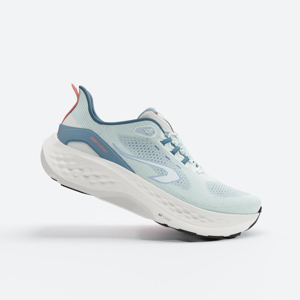 Chaussures de running route Homme - Kiprun KS900 Support Vert & Turquoise
