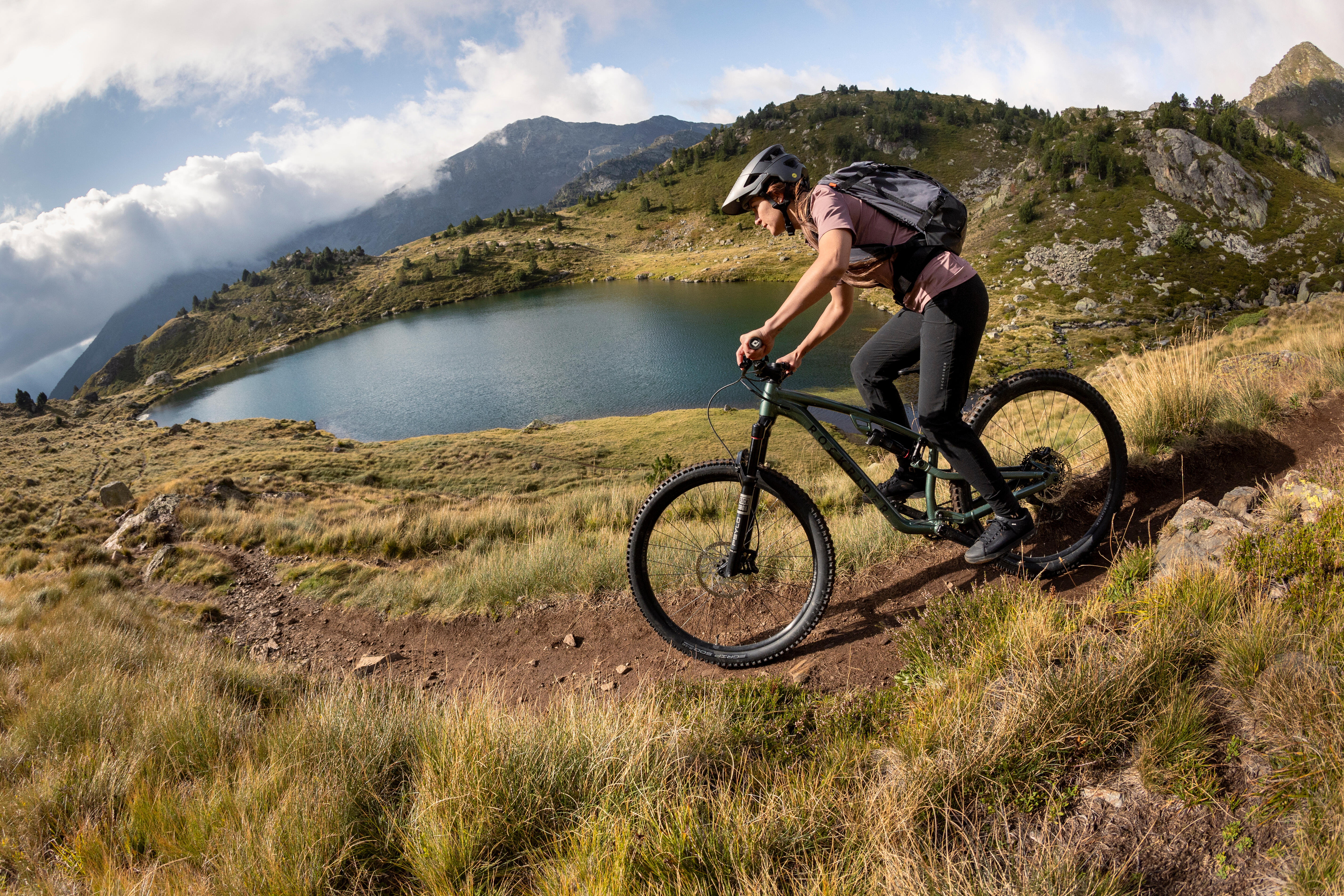 Maillot de vélo de montagne à manches courtes femme - ROCKRIDER