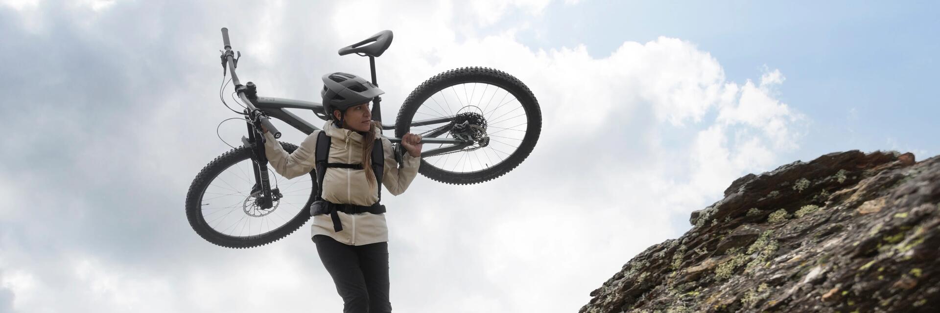 coiffure de la cycliste