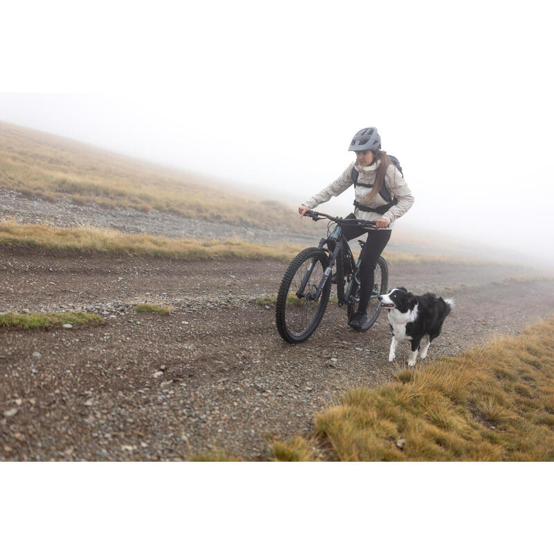 Geacă ploaie MTB Confort 900 Bej Damă