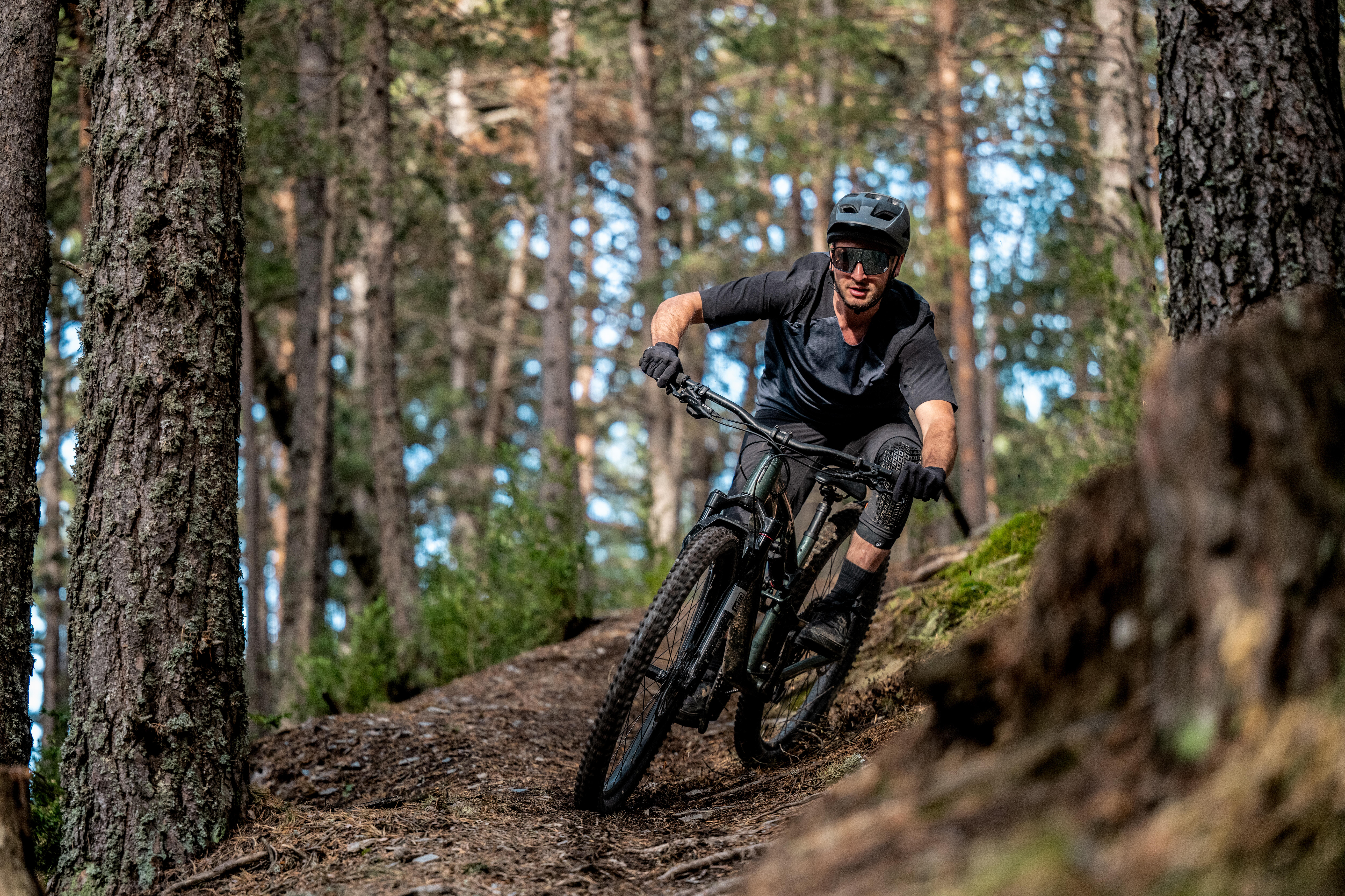 Breathable Unisex Cycling Shorts-Black - ROCKRIDER