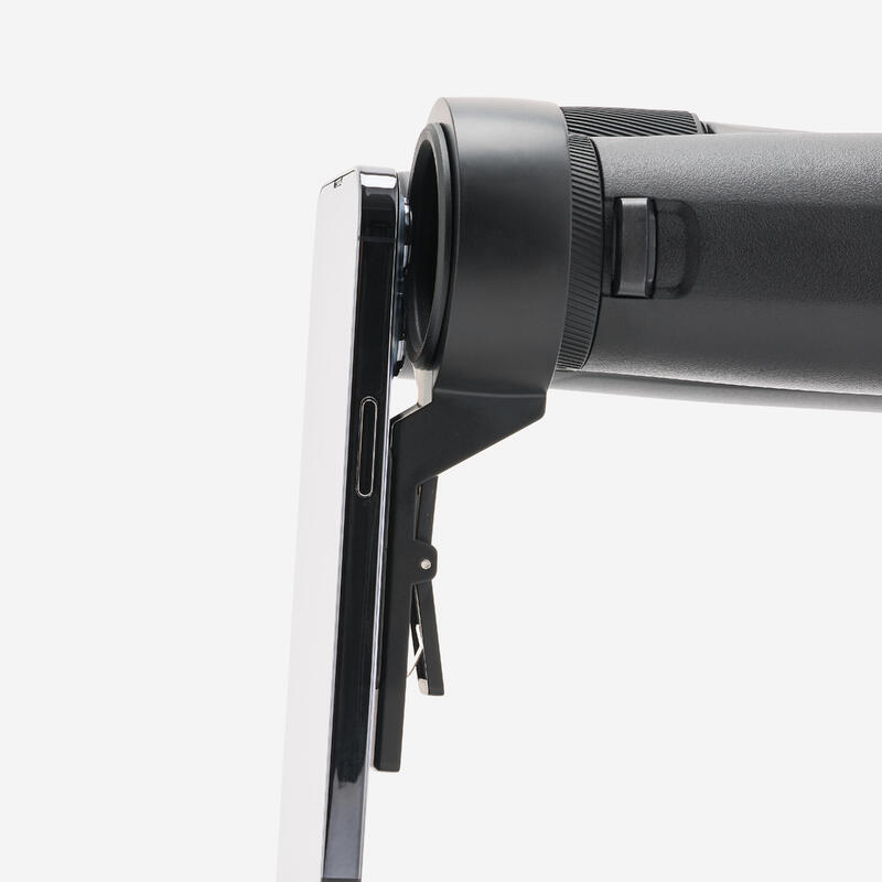Adaptateur Smartphone Pour Microscope/jumelles - Compatible Largeur 52-100 Mm, Oculaire 2.5-4.08 Cm - En Métal/ABS, Léger