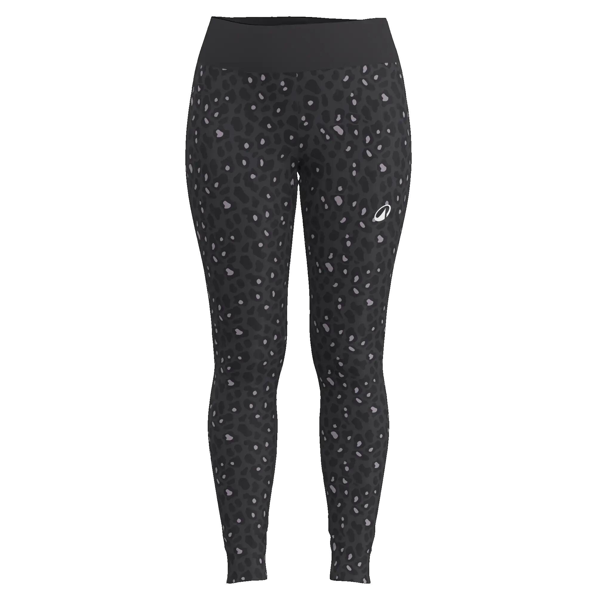 Women's ski thermal base layer bottoms, BL 500 - Graphic Grey 7/7