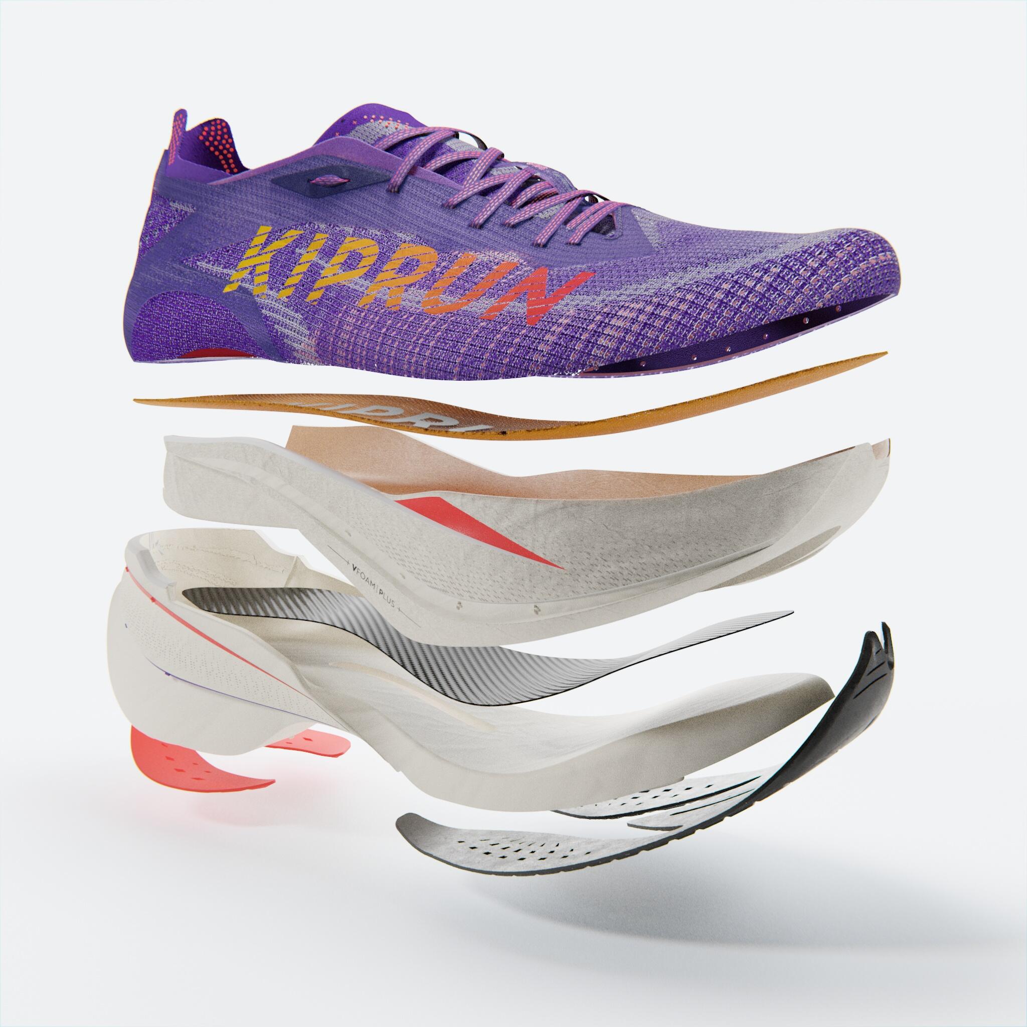 Second Life - KIPRUN KD900X LD+ Women's Running Shoes with carbon plate - Purple - FAIR 9/12