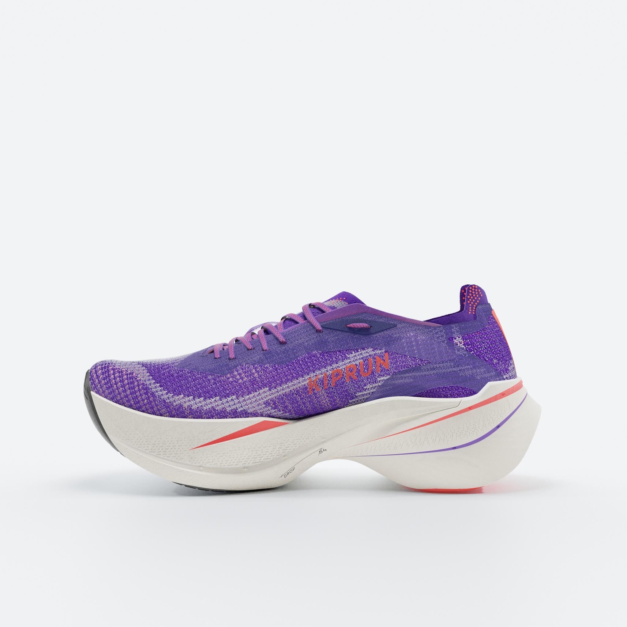 Kadın Karbon Plakalı Koşu Ayakkabısı - Mor - Kiprun KD900X LD+