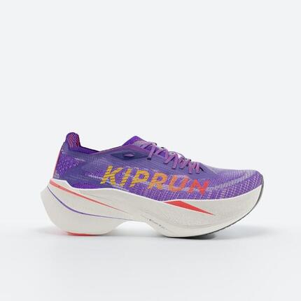 Zapatillas de Running con Placa de Carbono para Mujer, KIPRUN KD900X LD+ Violeta