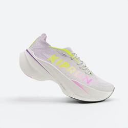 Chaussures de Running à plaque Carbone Femme, KIPRUN KD900X LD+ Violet