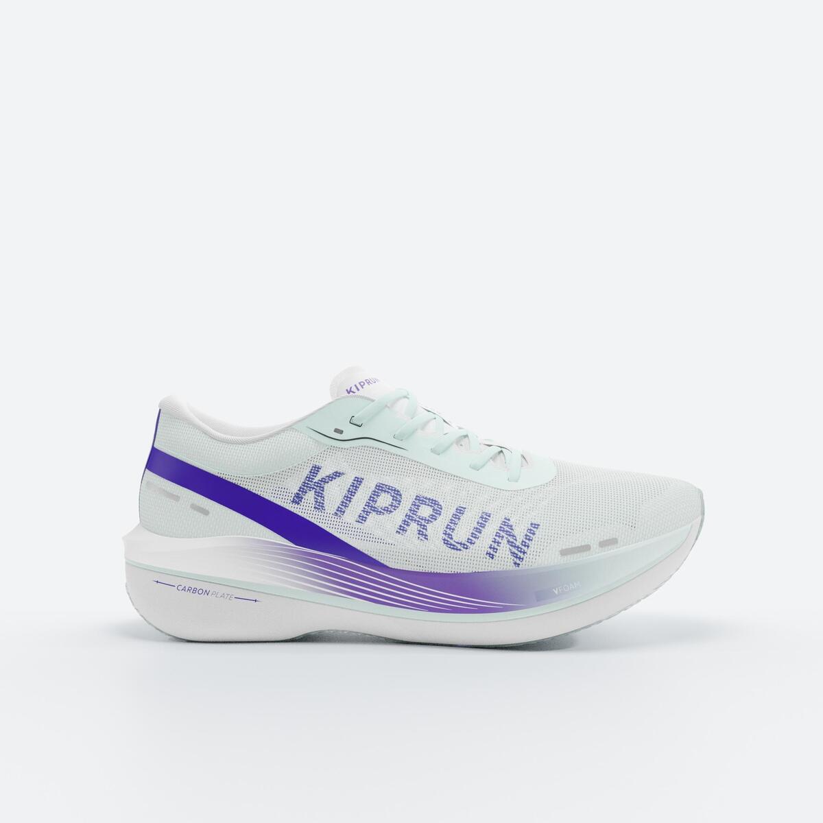 Chaussures de Running avec plaque Carbone Homme - Kiprun KD900X.2 Vert Violet