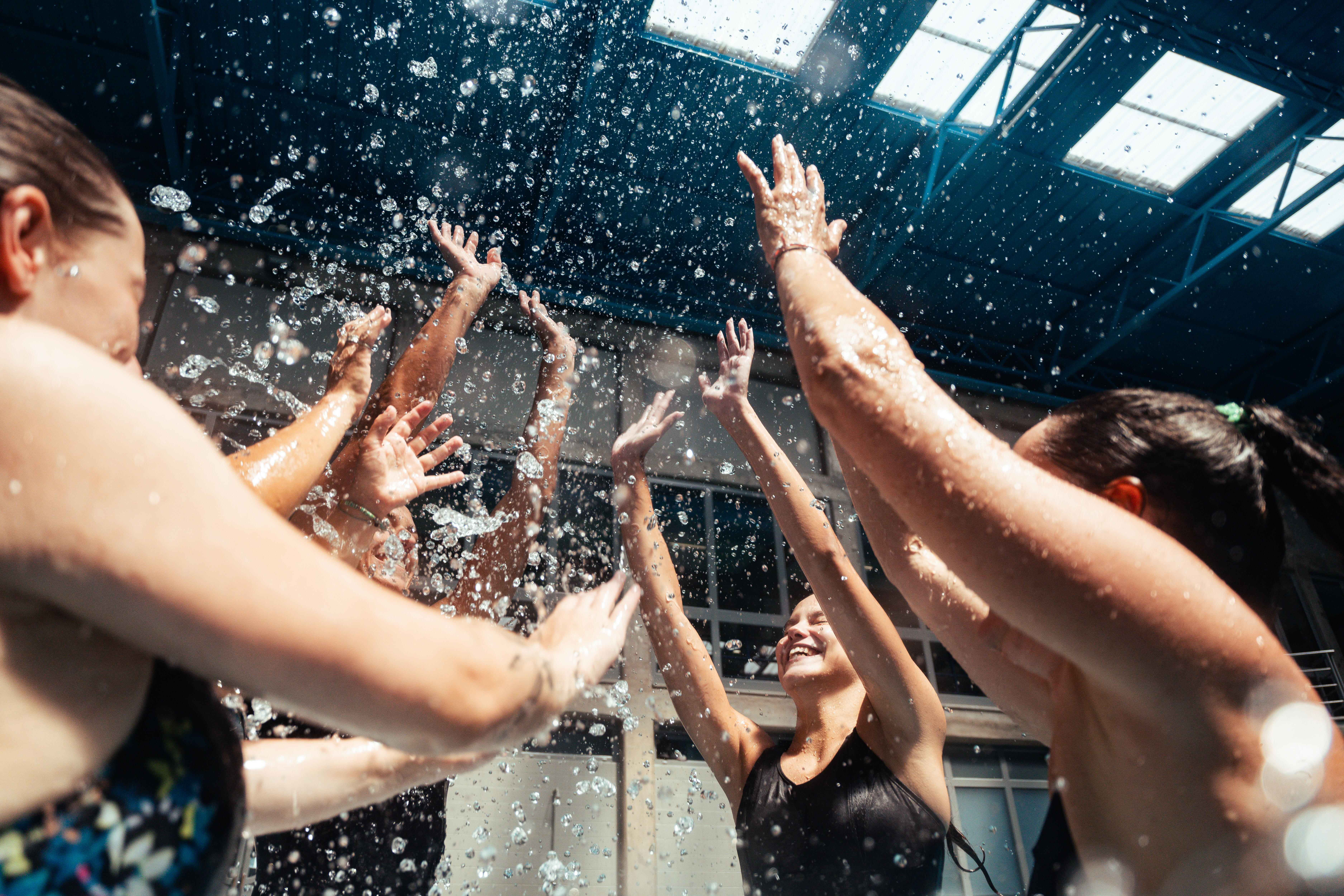 Women’s Aquafitness Swimsuit 1-Piece - Elea Black Sienna - DECATHLON