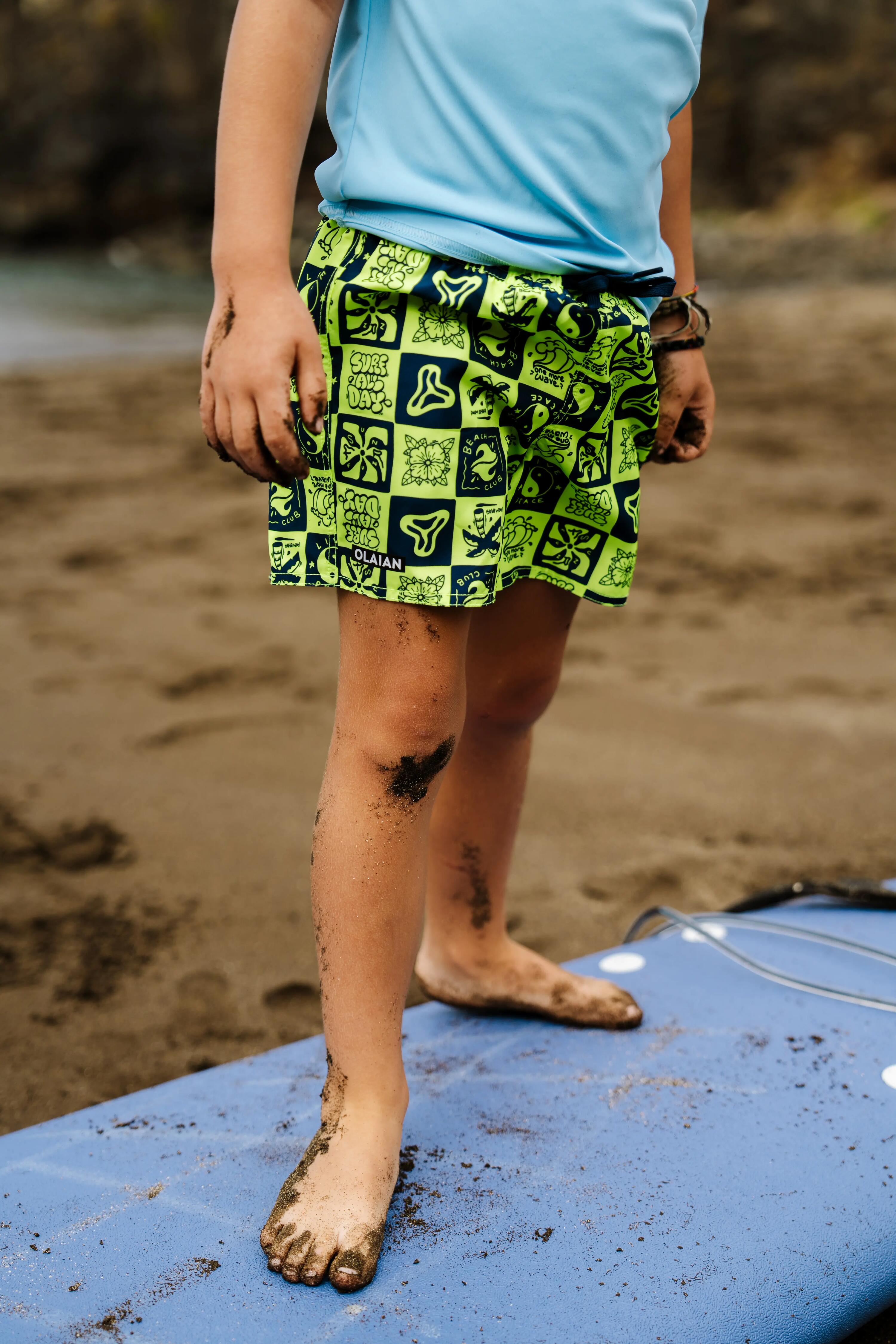 Boys' Boardshorts, 100 Age 4–8 6/6