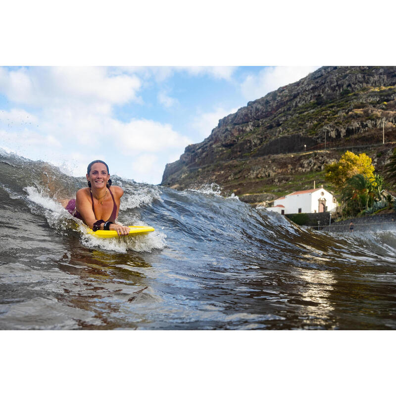 Bodyboard 100 un material preformat nivel începător Galben