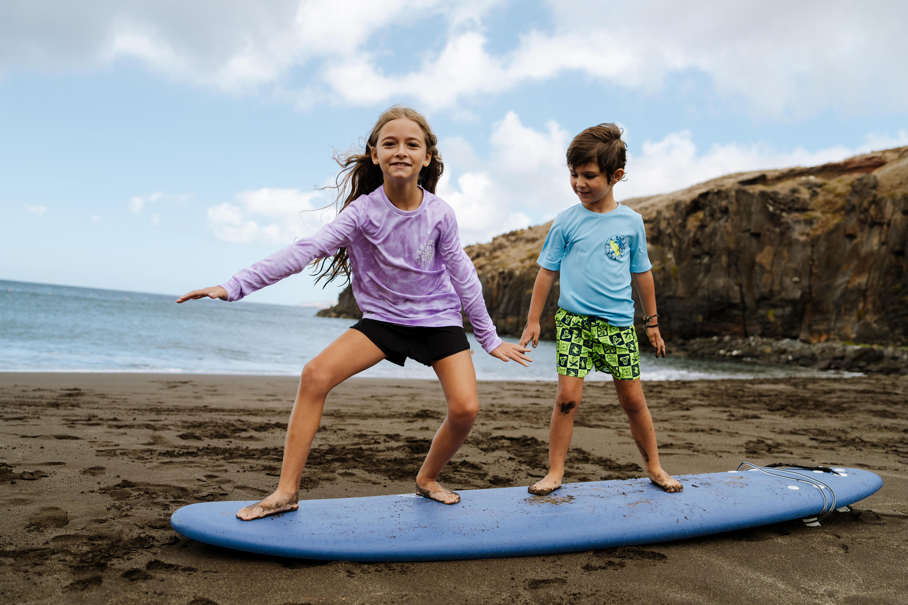 Boys' Boardshorts, 100 Age 4–8 2/6