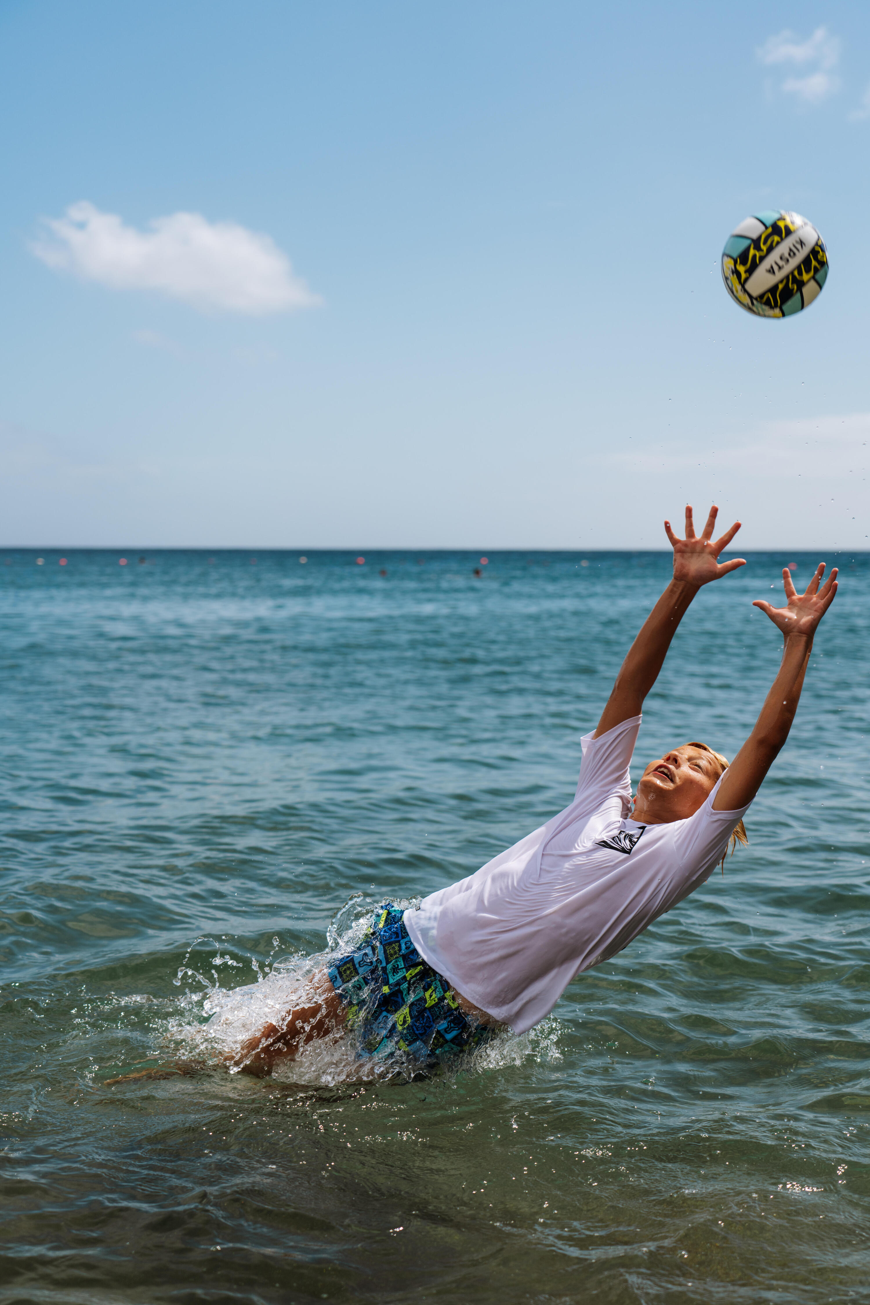 Boardshorts Surfen Jungen mit Taschen 100 Surfallday mehrfarbig 10/11