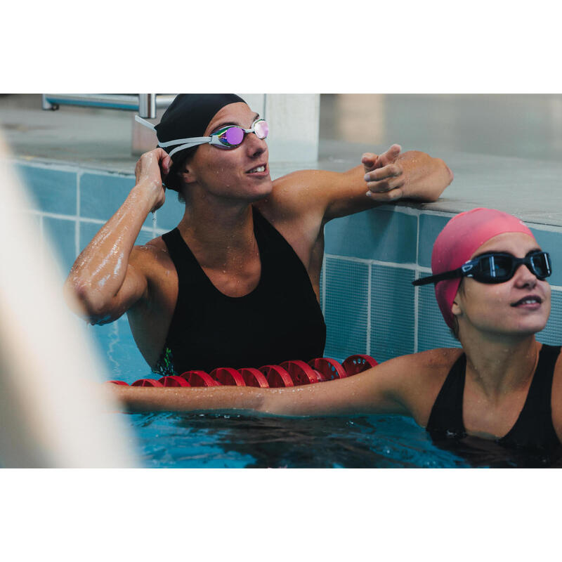Bonnet de bain silicone - rose