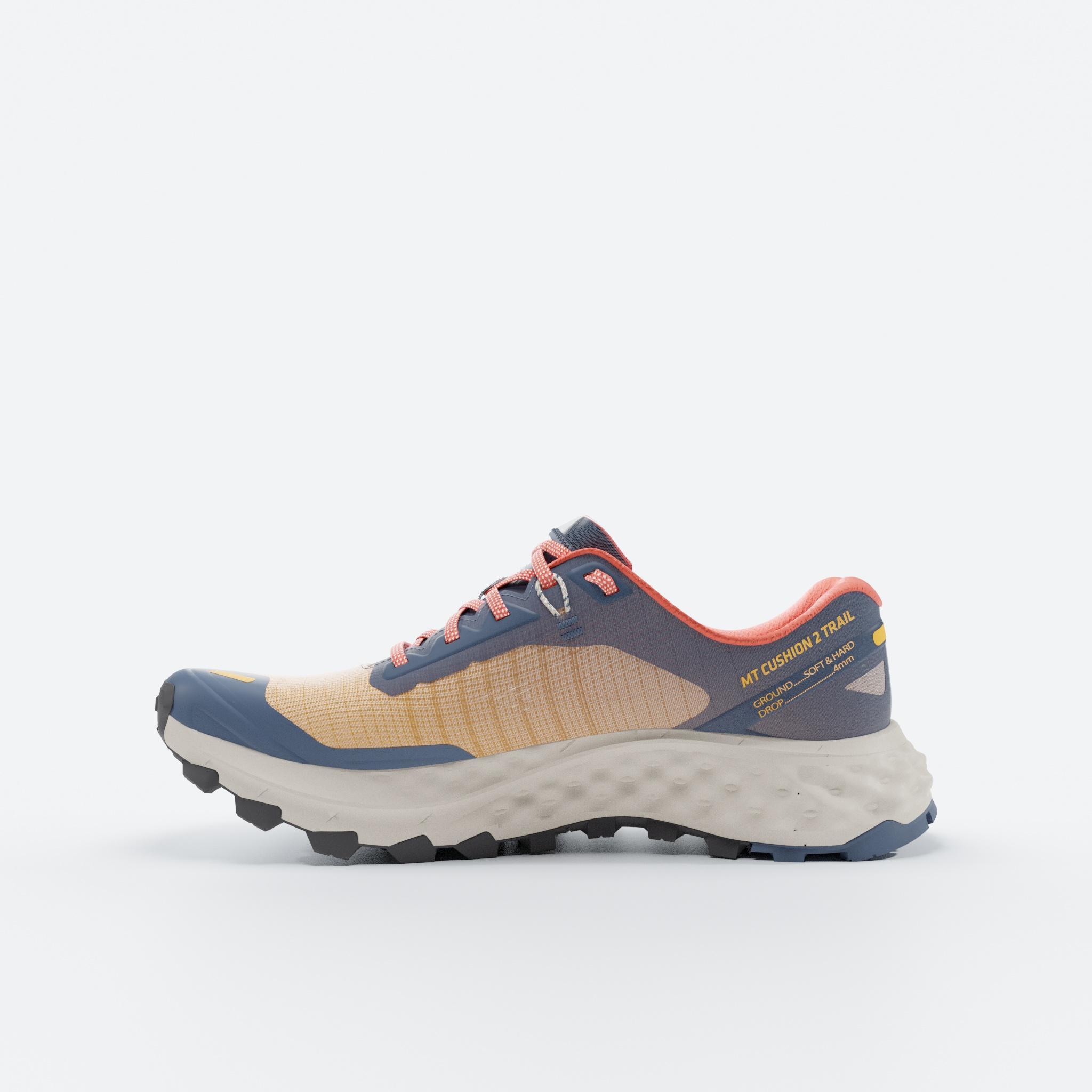 Trailrunningschuhe Herren - MT Cushion 2 blau/orange 7/11