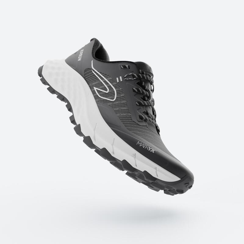 Chaussures de Trail Running Homme, Kiprun MT Cushion 2 Gris