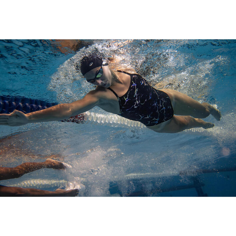 Maillot de bain 1 pièce natation Femme - Lexa tiare multicouleur
