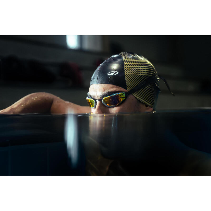Bonnet de bain en silicone - tria noir