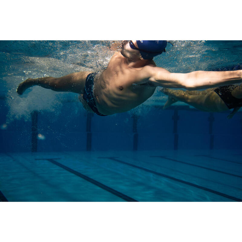Slip de bain natation Homme - 900 tiare bleu vert