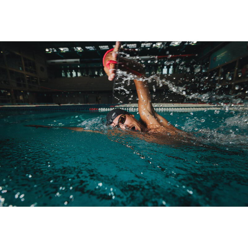 Bonnet de bain silicone - noir