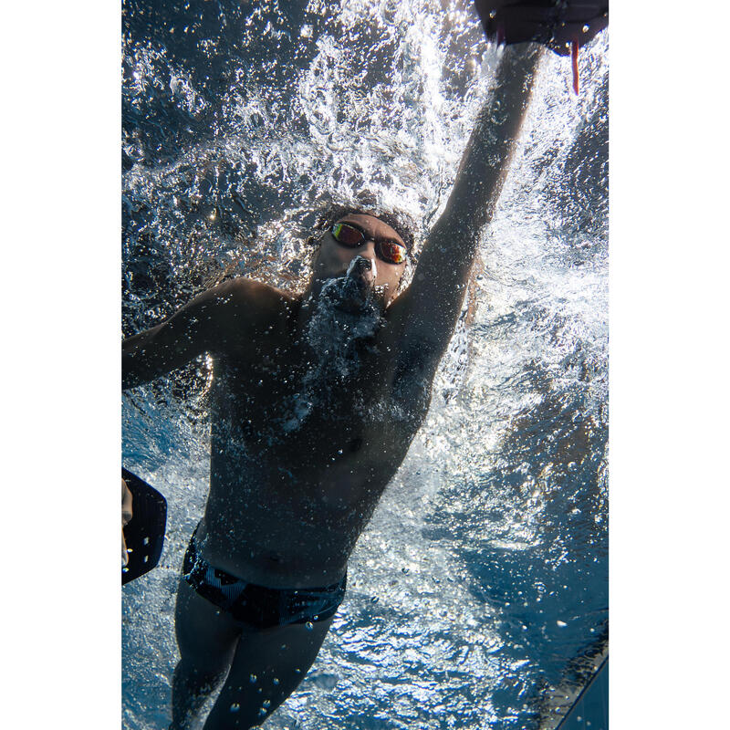 PLAQUETTES DE  NATATION  900 L NOIR ROUGE