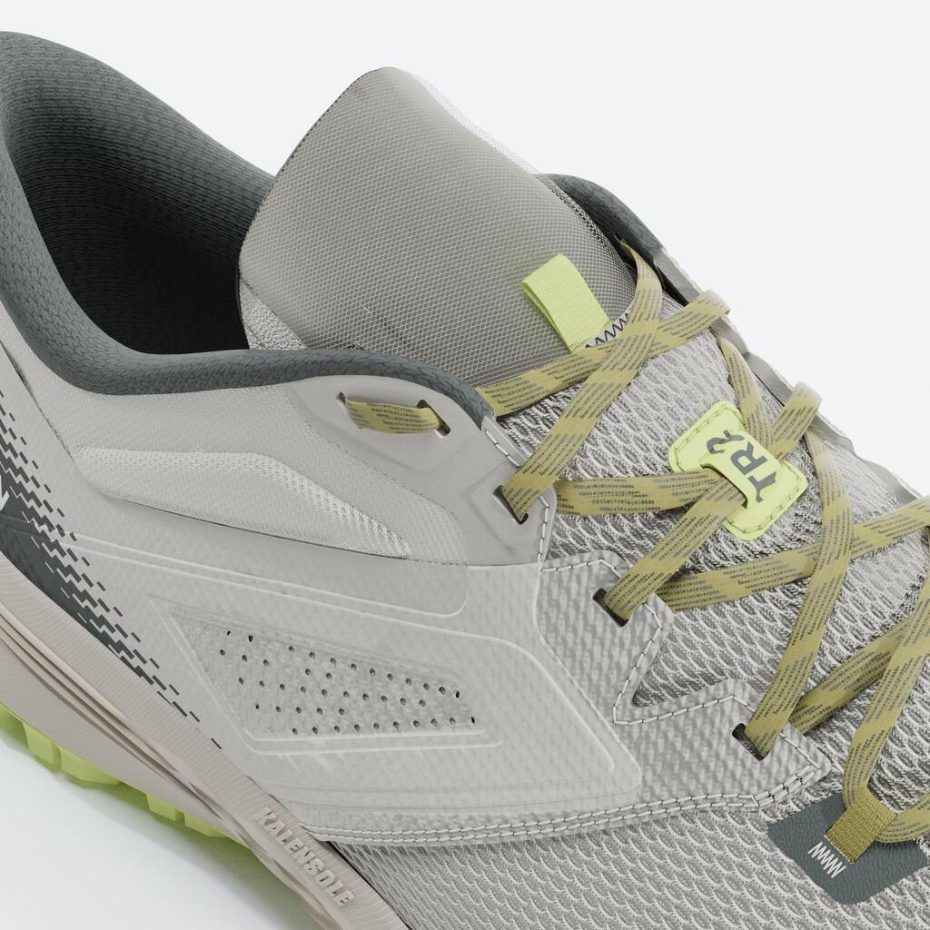 Chaussures de Trail Running Homme, Kiprun TR2 Beige Jaune