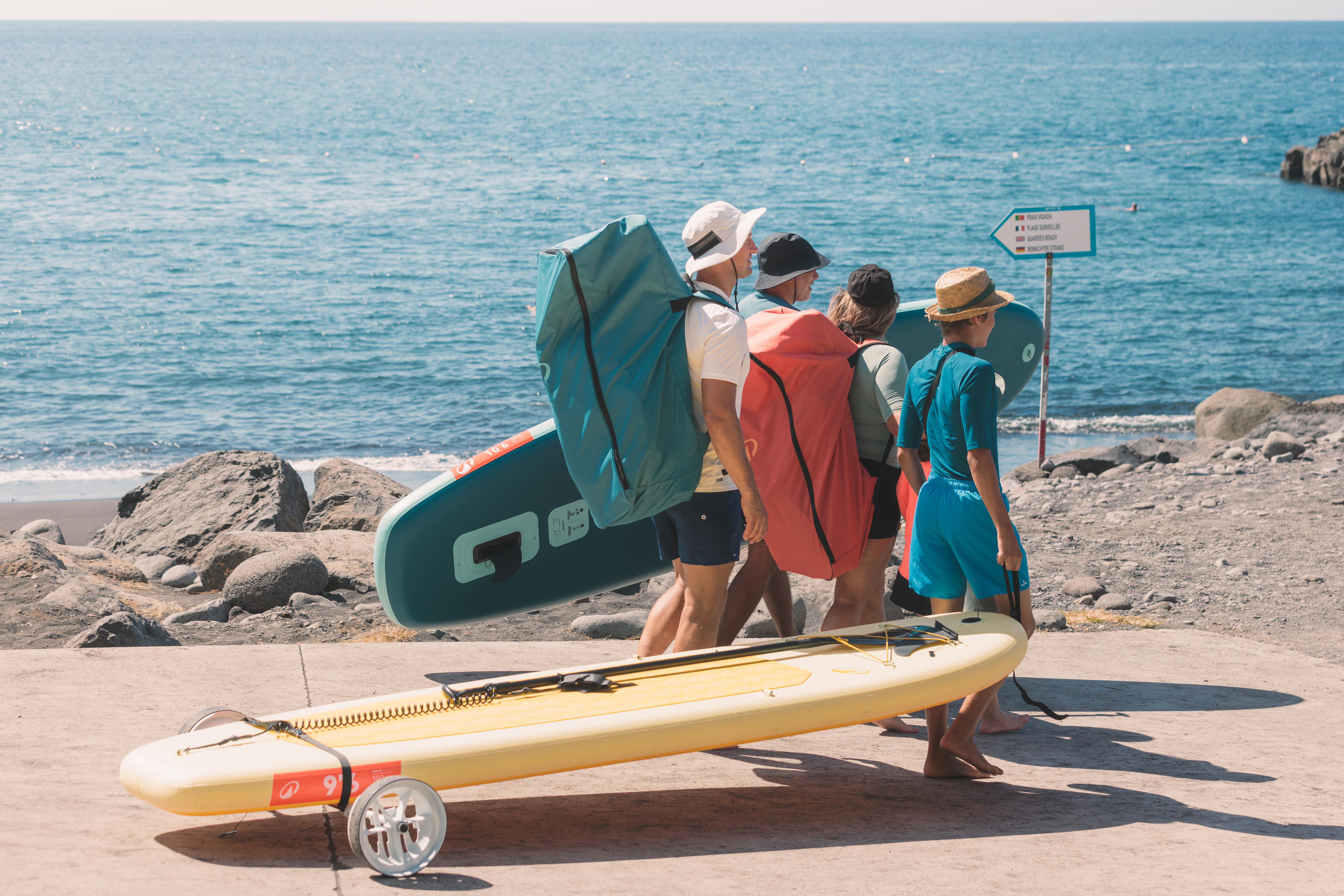 9'6 Inflatable Stand-Up Paddle Set for 1 person, 100 - ITIWIT