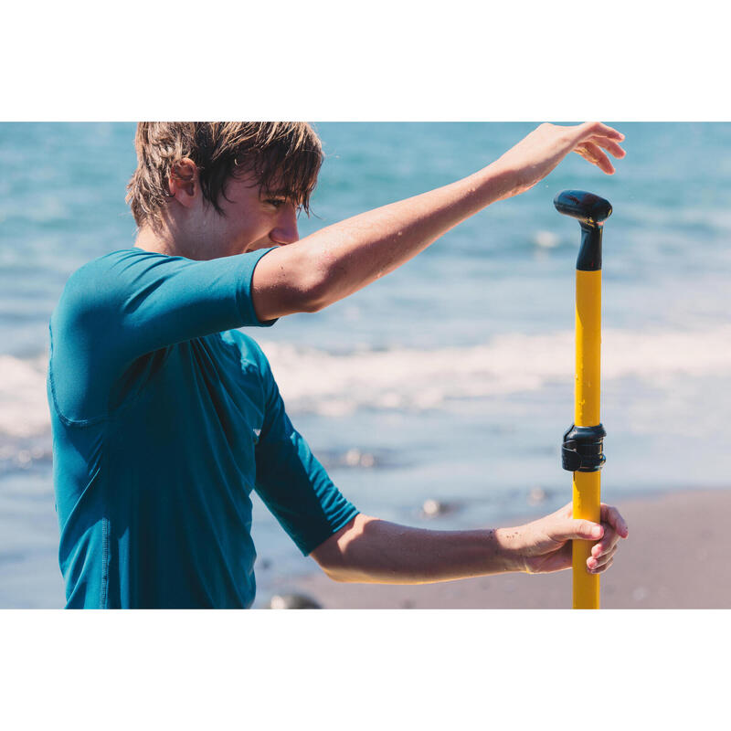 Pádlo na paddleboard 100 3dílné nastavitelné 130–170 cm