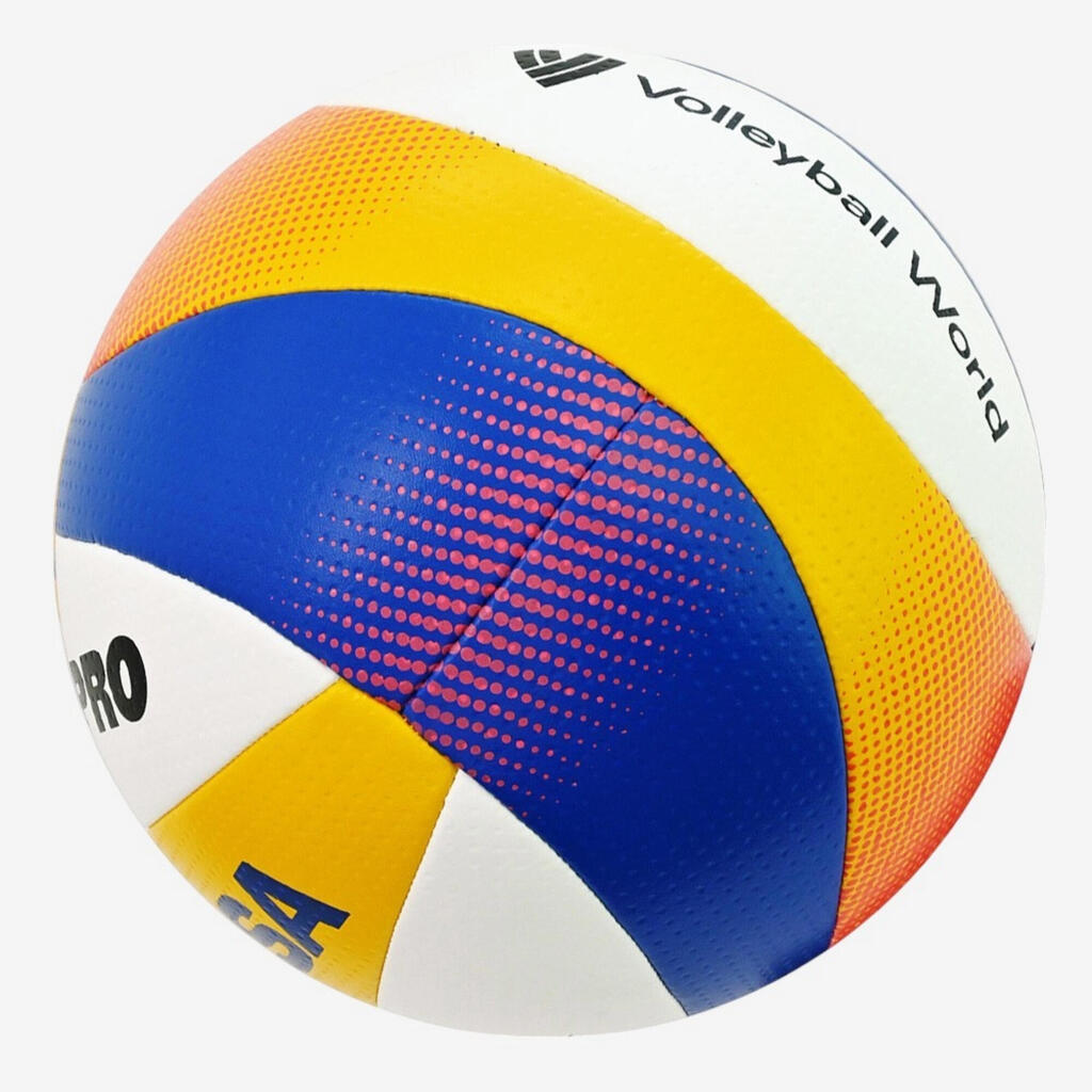 Beach Volleyball Size 5 BV550C EU Beach Pro - Yellow and Blue