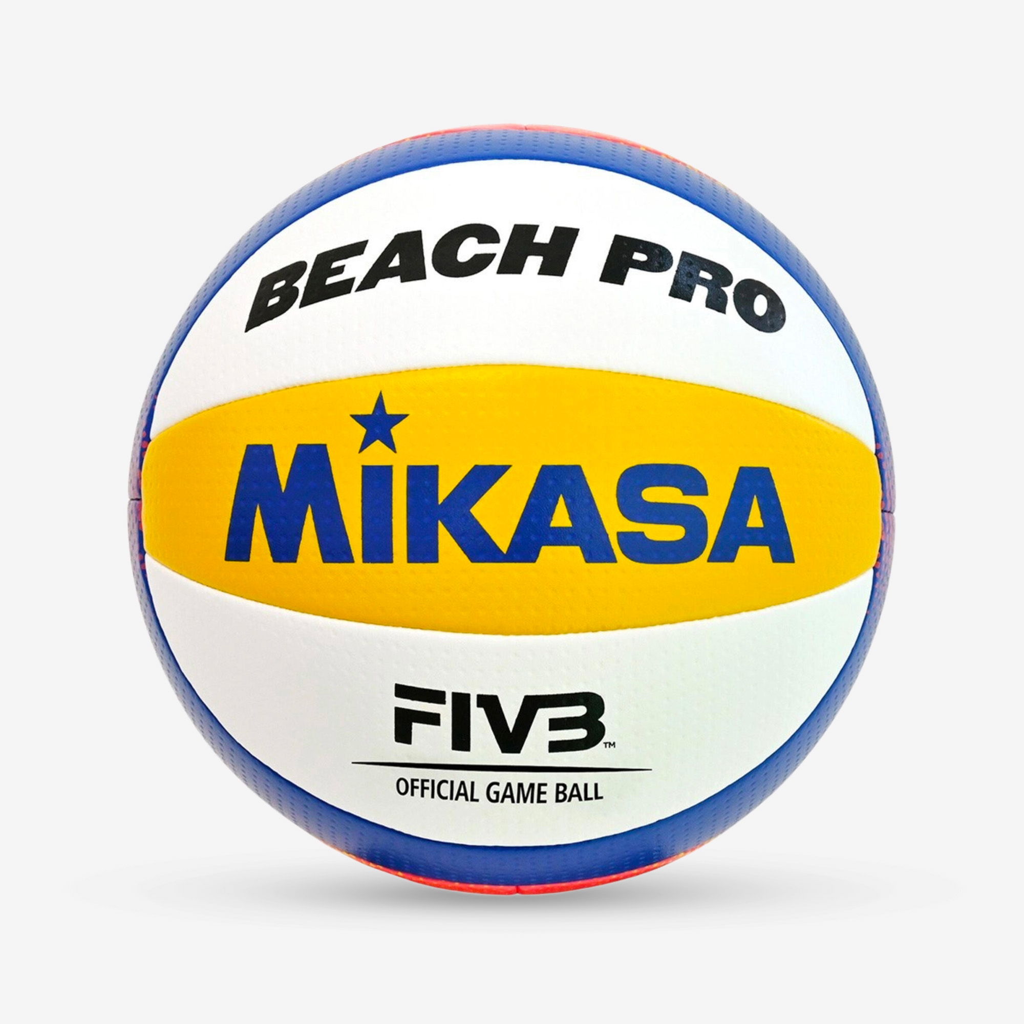 Ballon de beach volley taille 5 - mikasa bv550c eu beach pro jaune et bleu - Beach-volley - Mikasa- Clubs - Entreprises - Collectivités - Associations