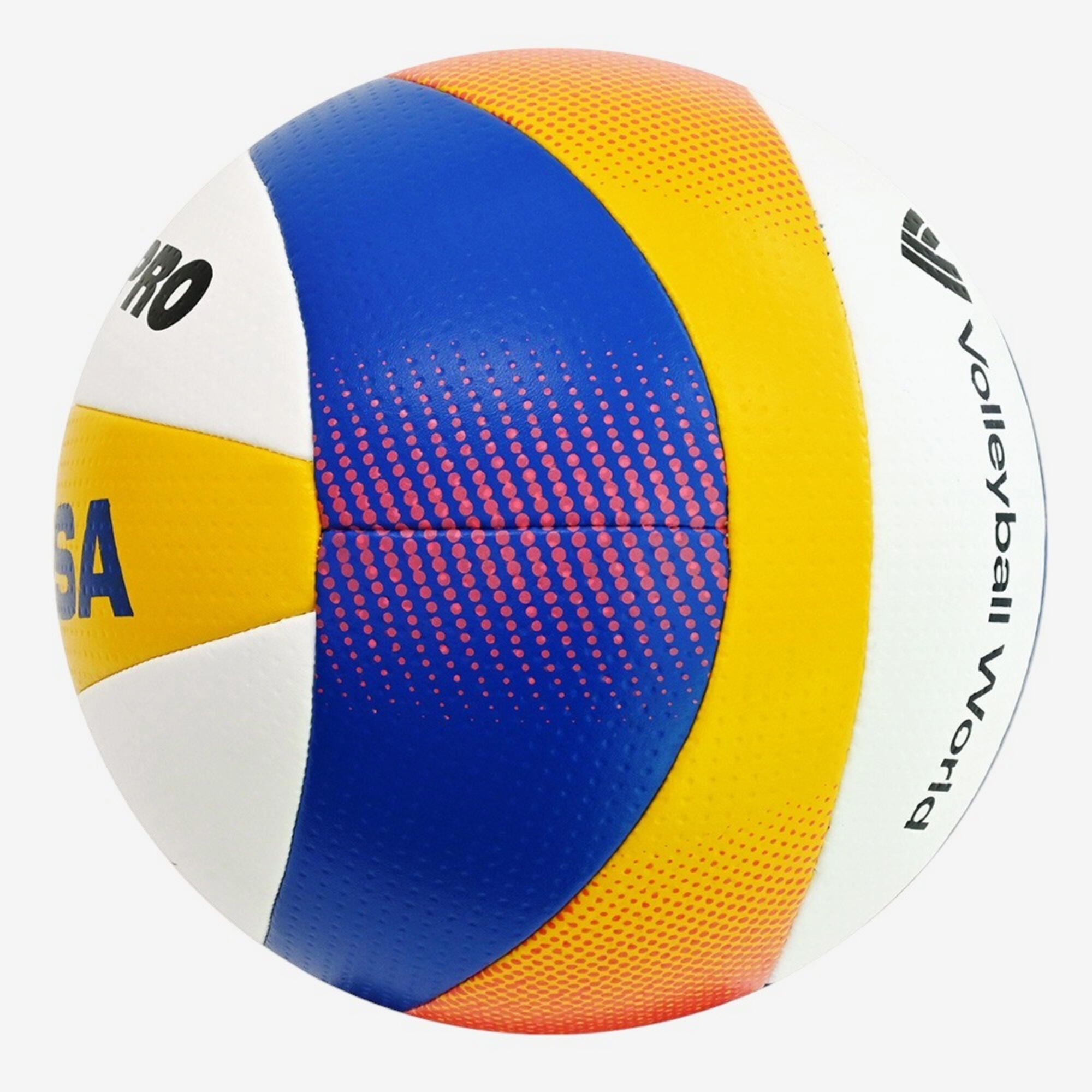 Pallone beach volley Mikasa BV550C taglia 5 giallo-blu 2/4