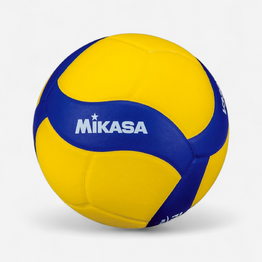 Ballon de volleyball Taille 5 - Mikasa 330W jaune et bleu