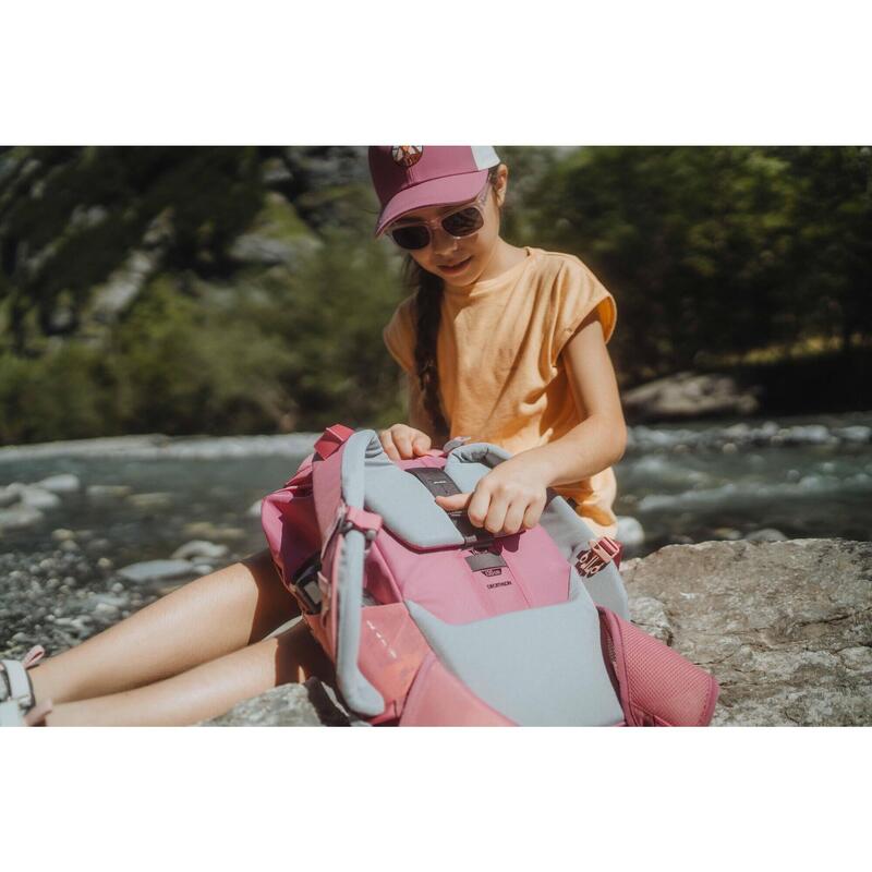 Sac à dos de randonnée enfant 7-15 ans 18L - MH500 rose