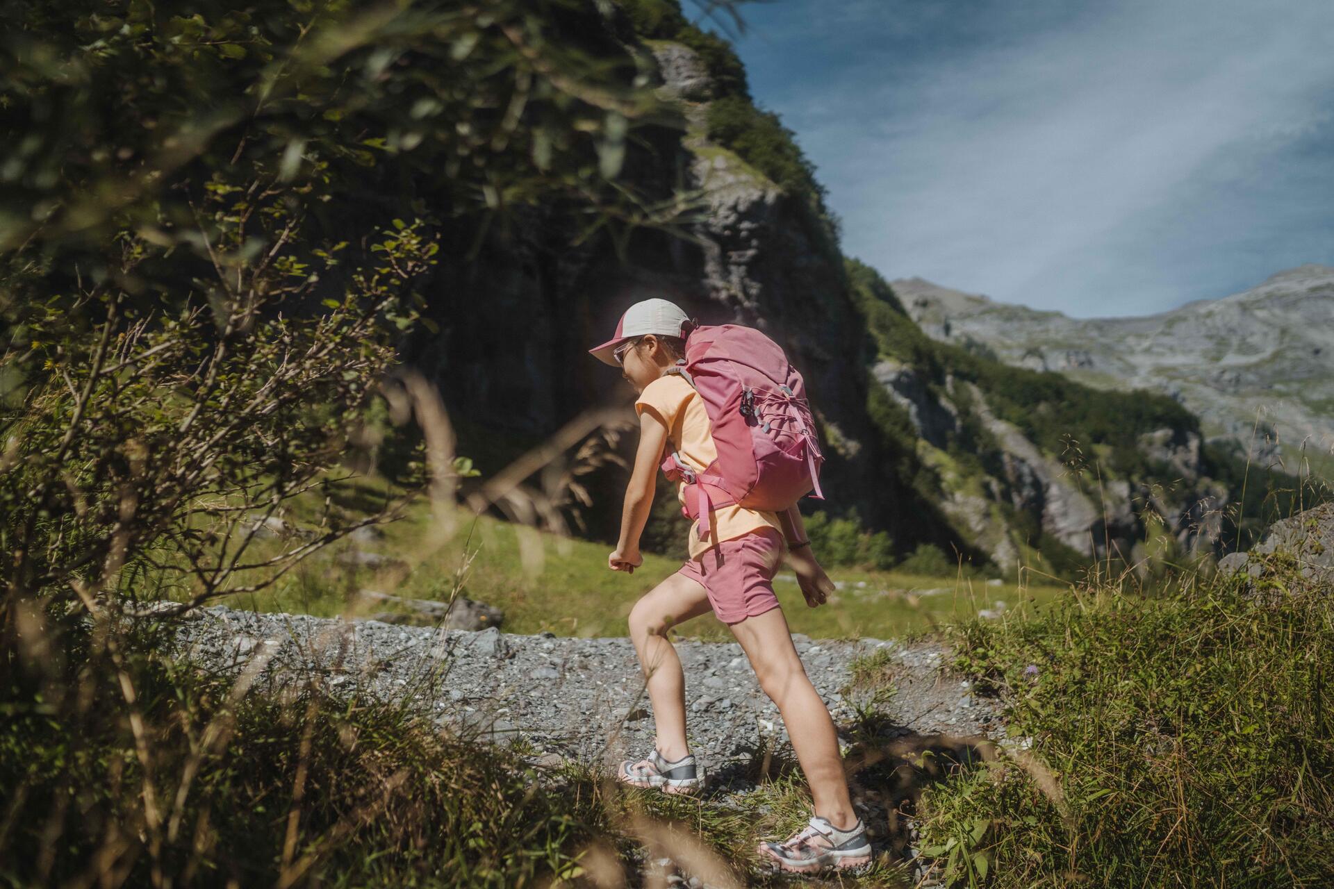 Kids' Hiking Backpack MH500 7-15 Years 18 L Pink