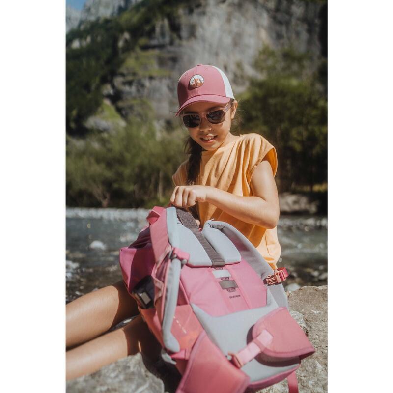 Sac à dos de randonnée enfant 7-15 ans 18L - MH500 rose