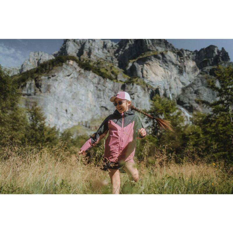 Çocuk Outdoor Şapka - 7/15 Yaş - Pembe/Bej - MH100