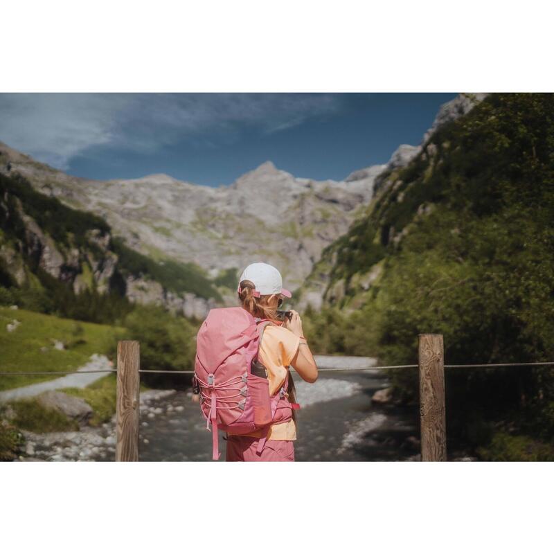 Çocuk Outdoor Şapka - 7/15 Yaş - Pembe/Bej - MH100