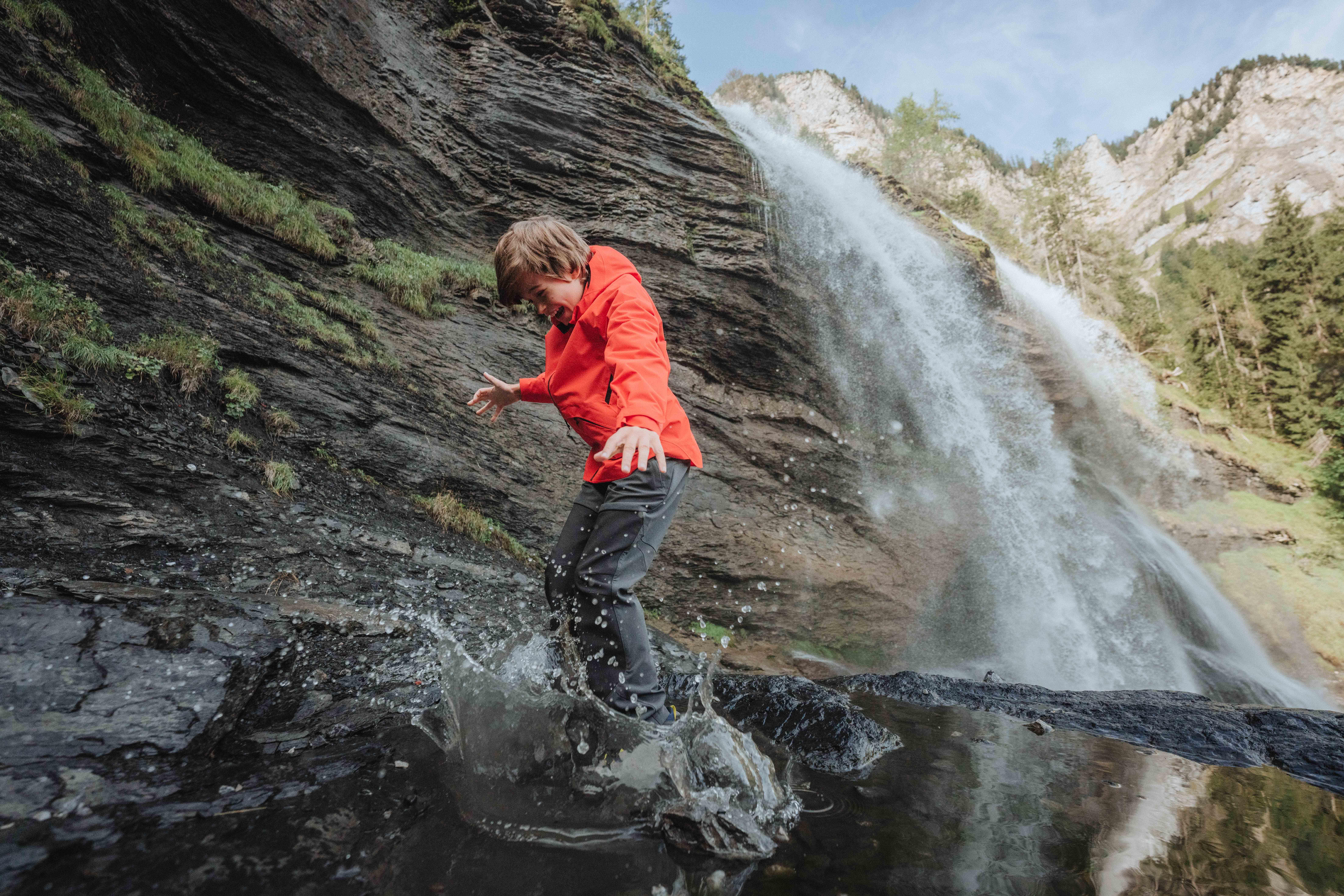 Pantalon de randonnée à coquille souple enfant, MH 900 Âge 7-15 ans - QUECHUA