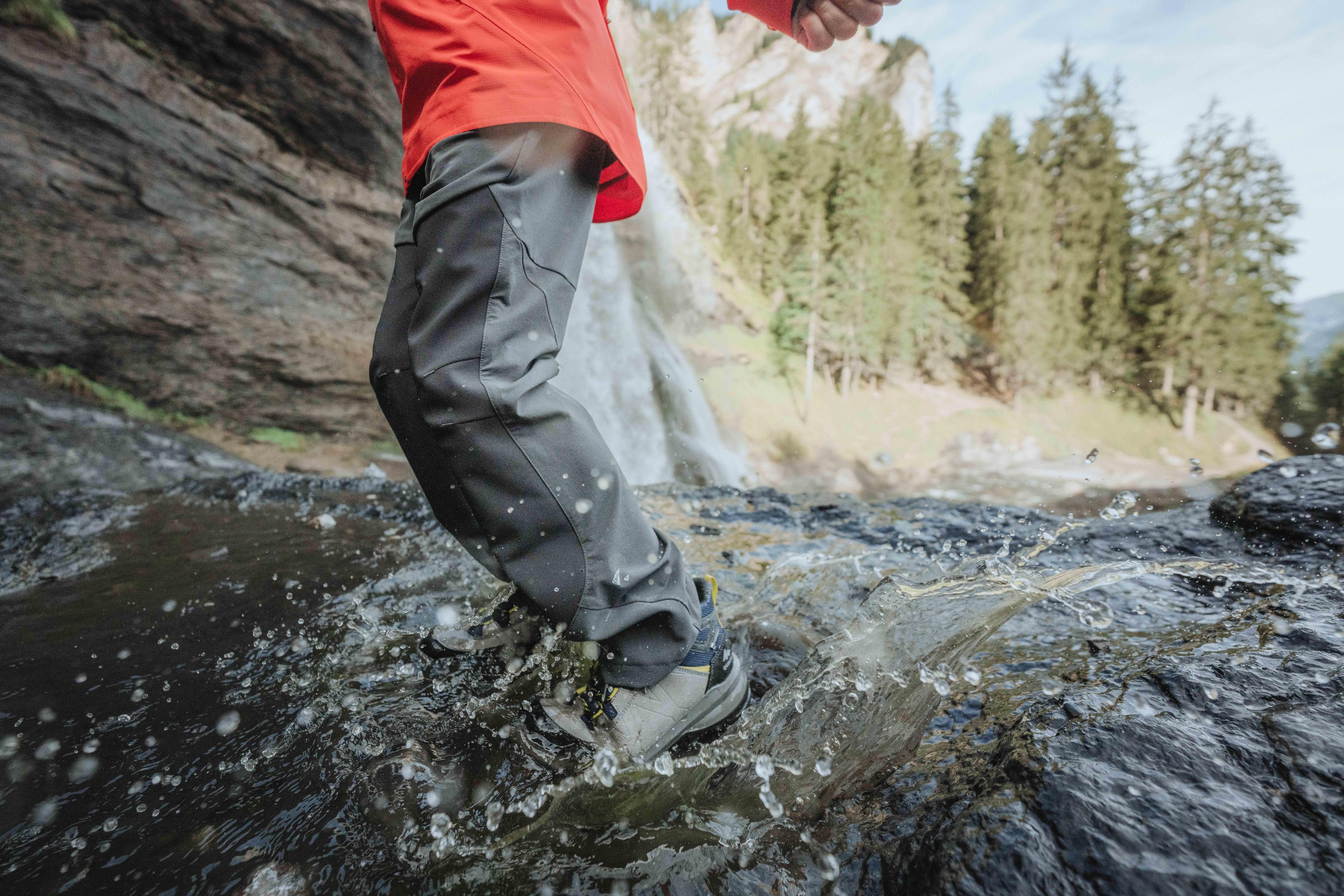 Pantalon de randonnée à coquille souple enfant, MH 900 Âge 7-15 ans - QUECHUA