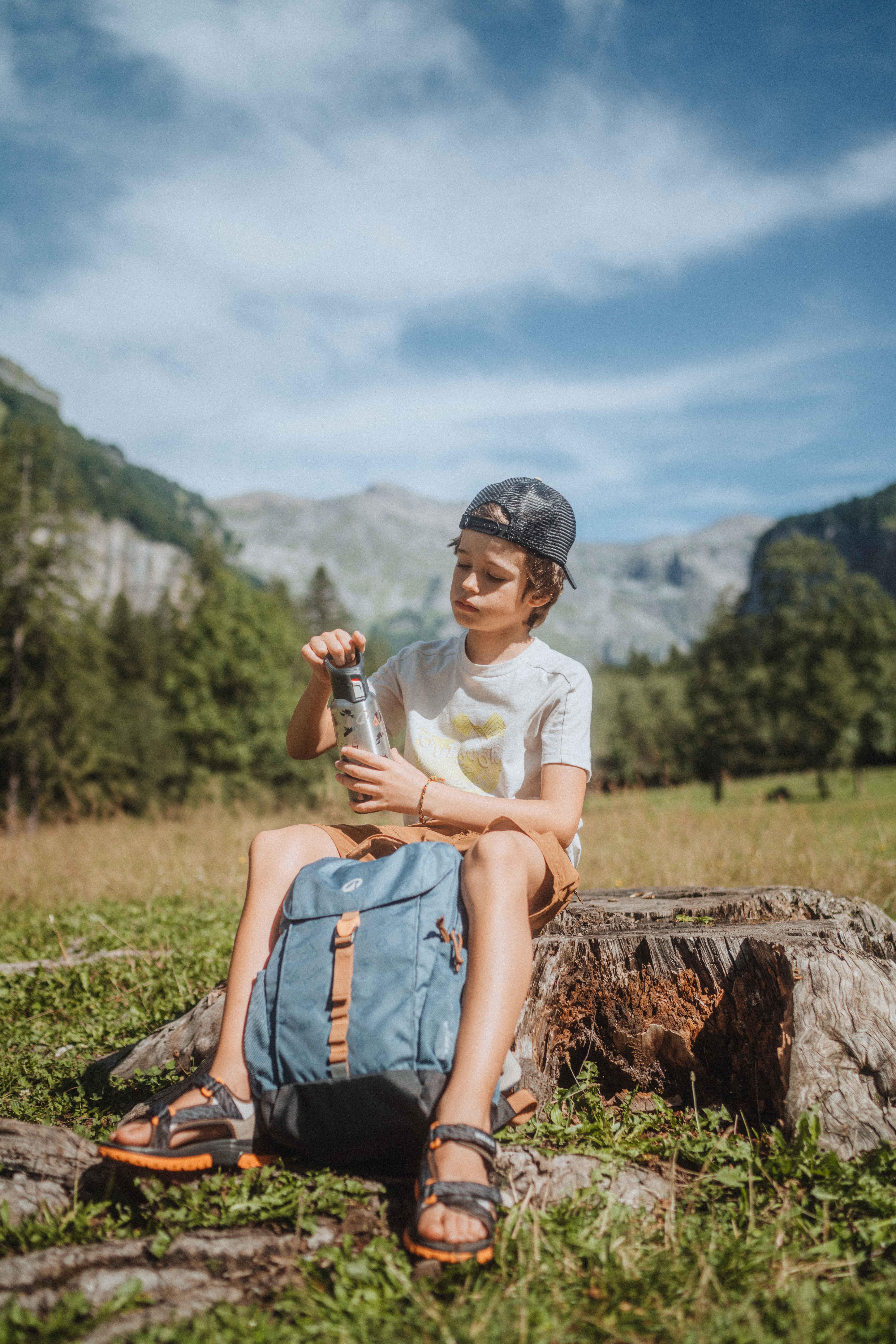 Sac à dos de randonnée enfant 15 L – NH 900 bleu - QUECHUA