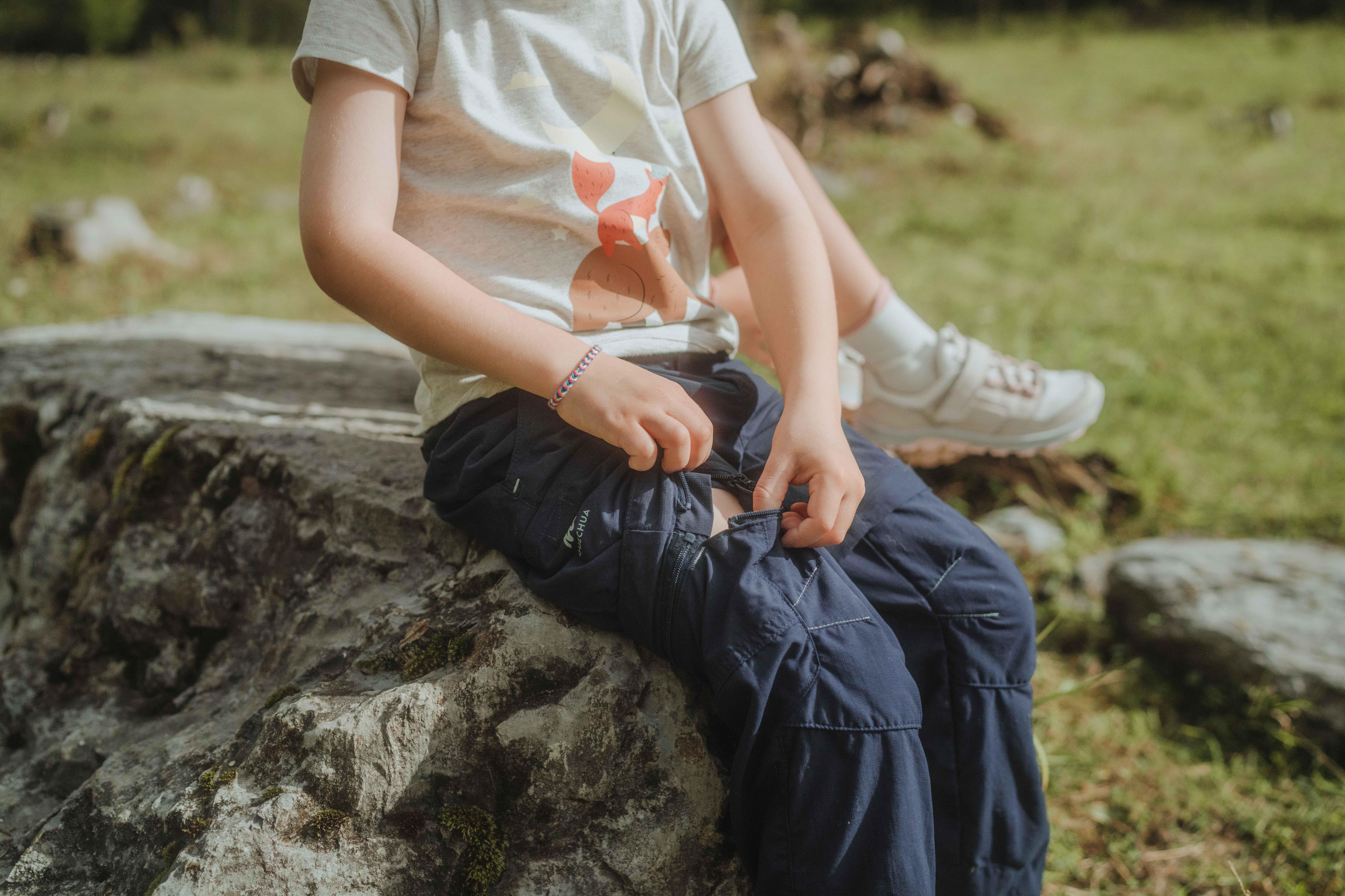 Kids’ Hiking T-Shirt - MH 100 - QUECHUA