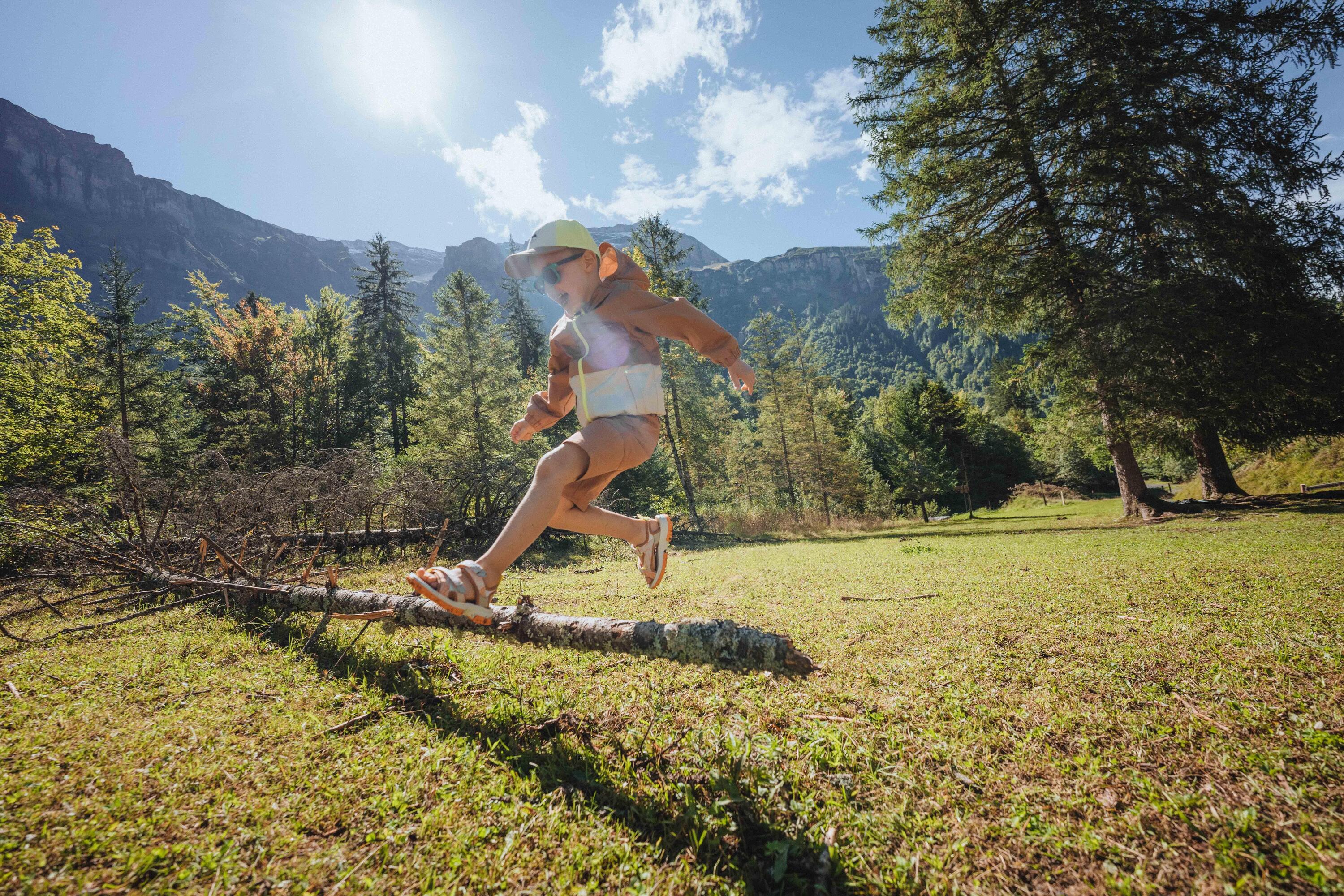 Short trekking bambino MH500 marroni 10/15