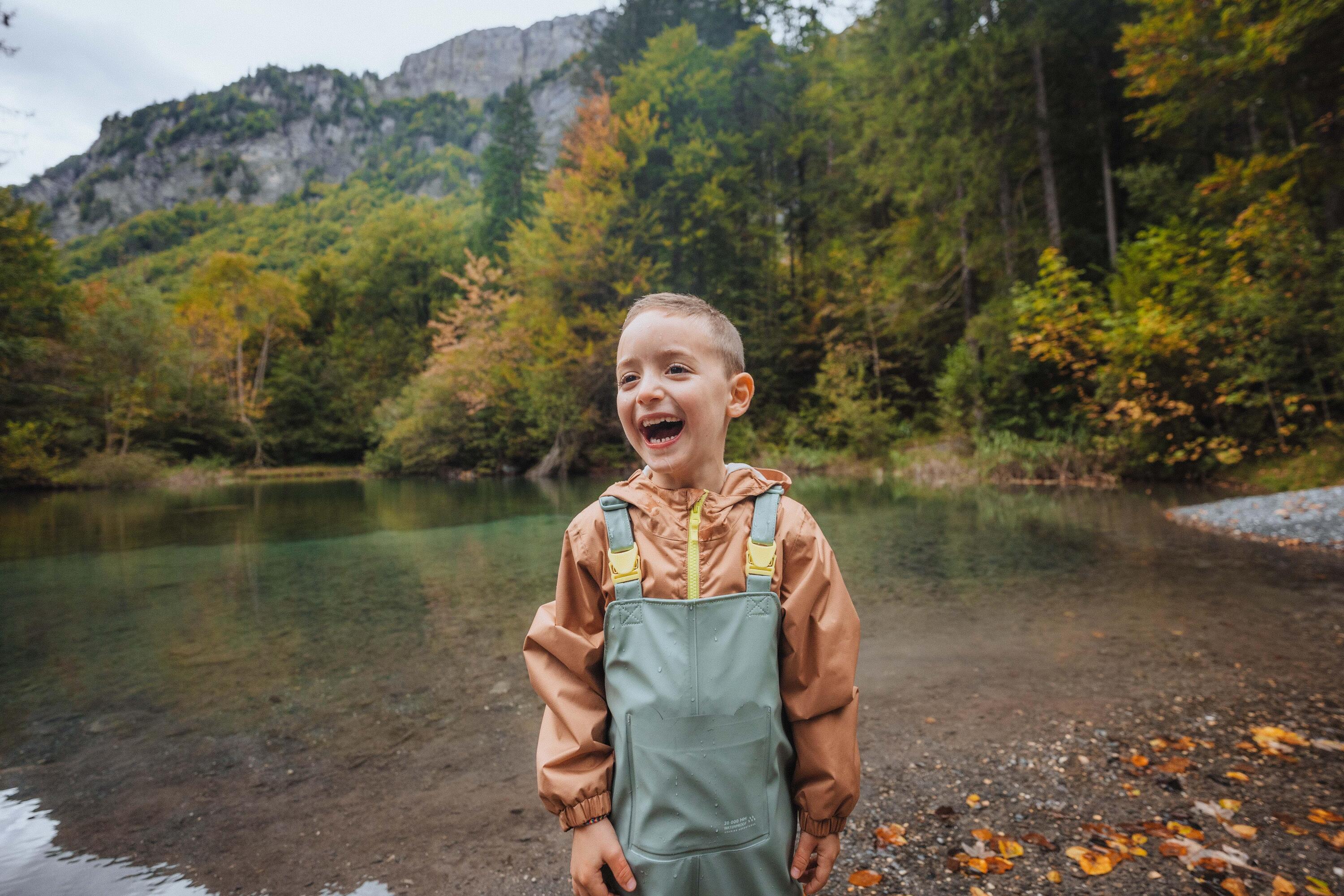 Salopette de randonnée imperméable enfant, MH 900 Âge 2-6 ans 18/19