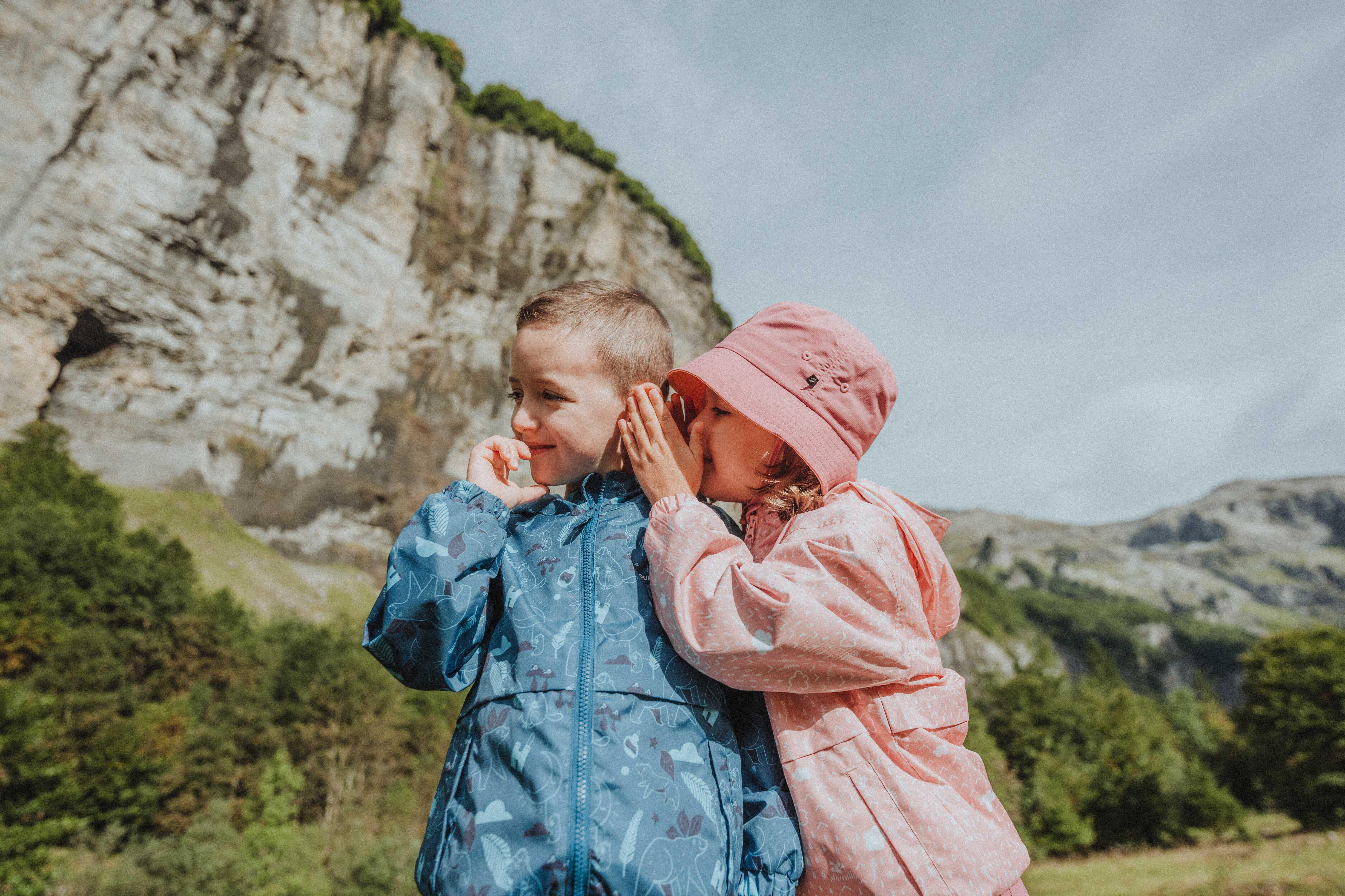 Manteau de randonnée imperméable enfant – MH 500 - QUECHUA