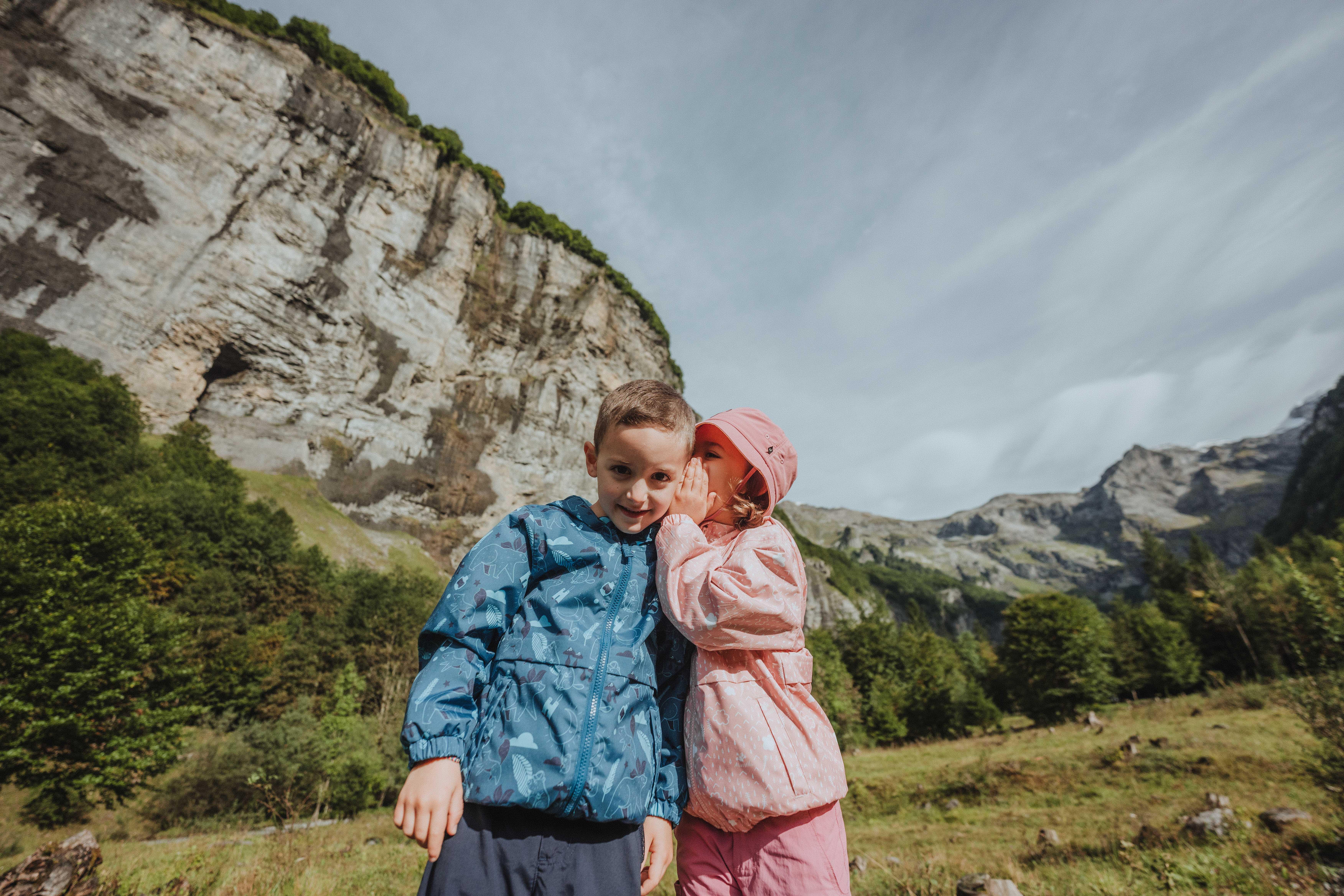 Manteau de randonnée imperméable enfant – MH 500 - QUECHUA
