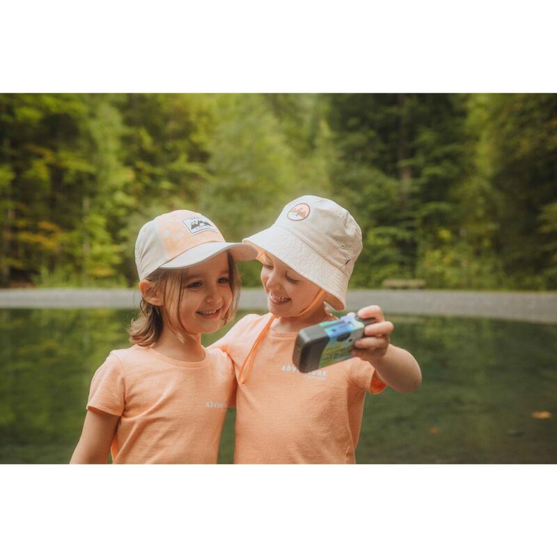 Casquette enfant 2-6 ans- MH100 beige orange motif